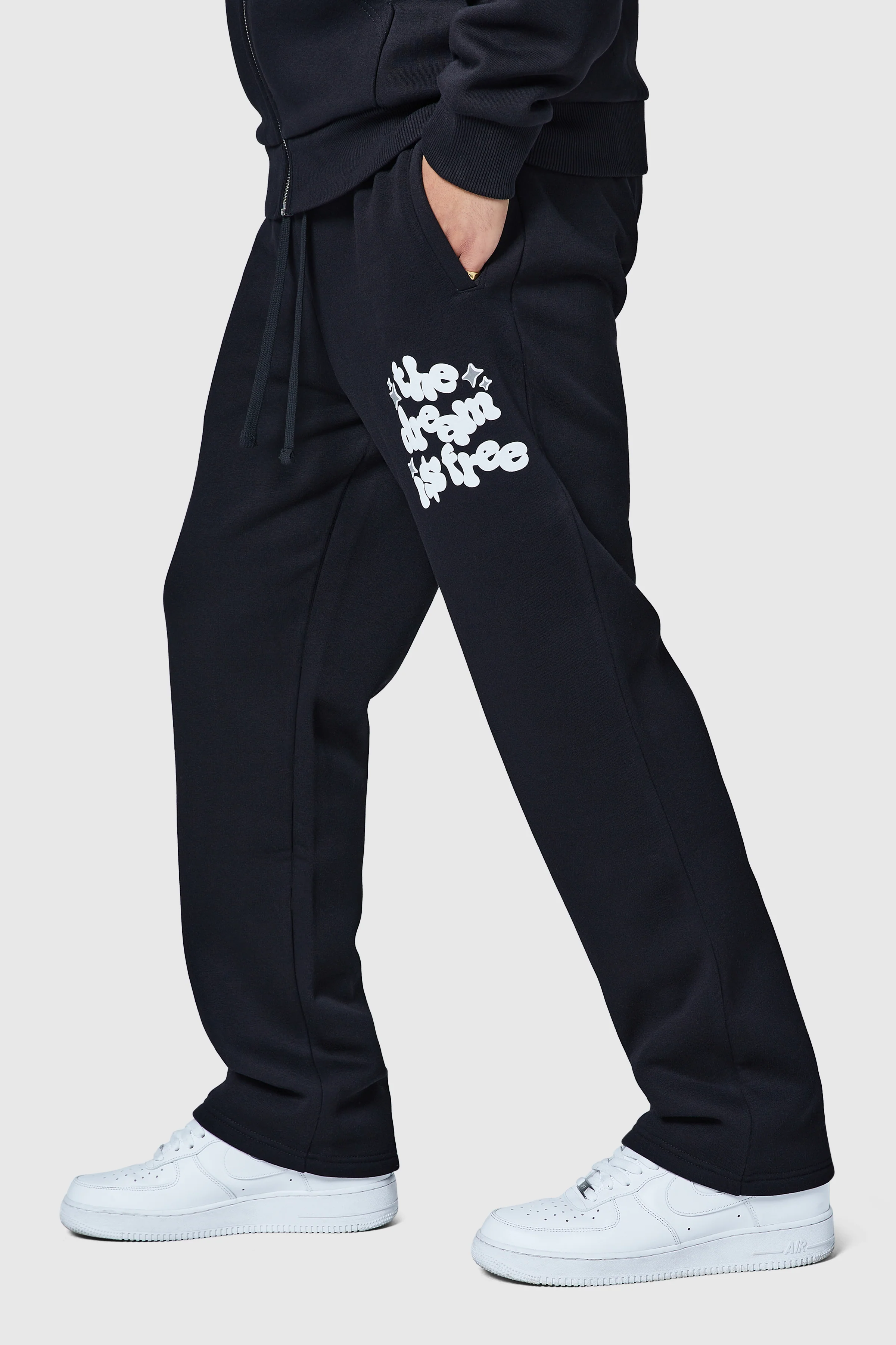 Dream Is Free 2.0 Zip Tracksuit - Black - Image 7