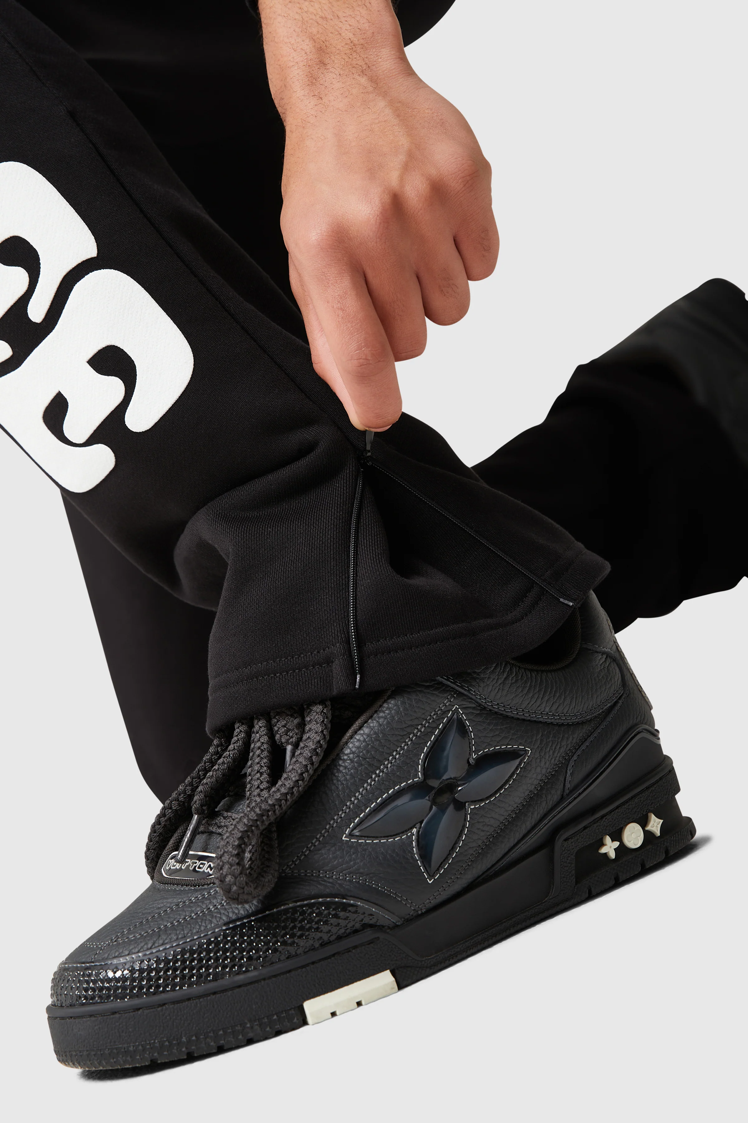 Dream Is Free Flared Jogger - Black - Image 4