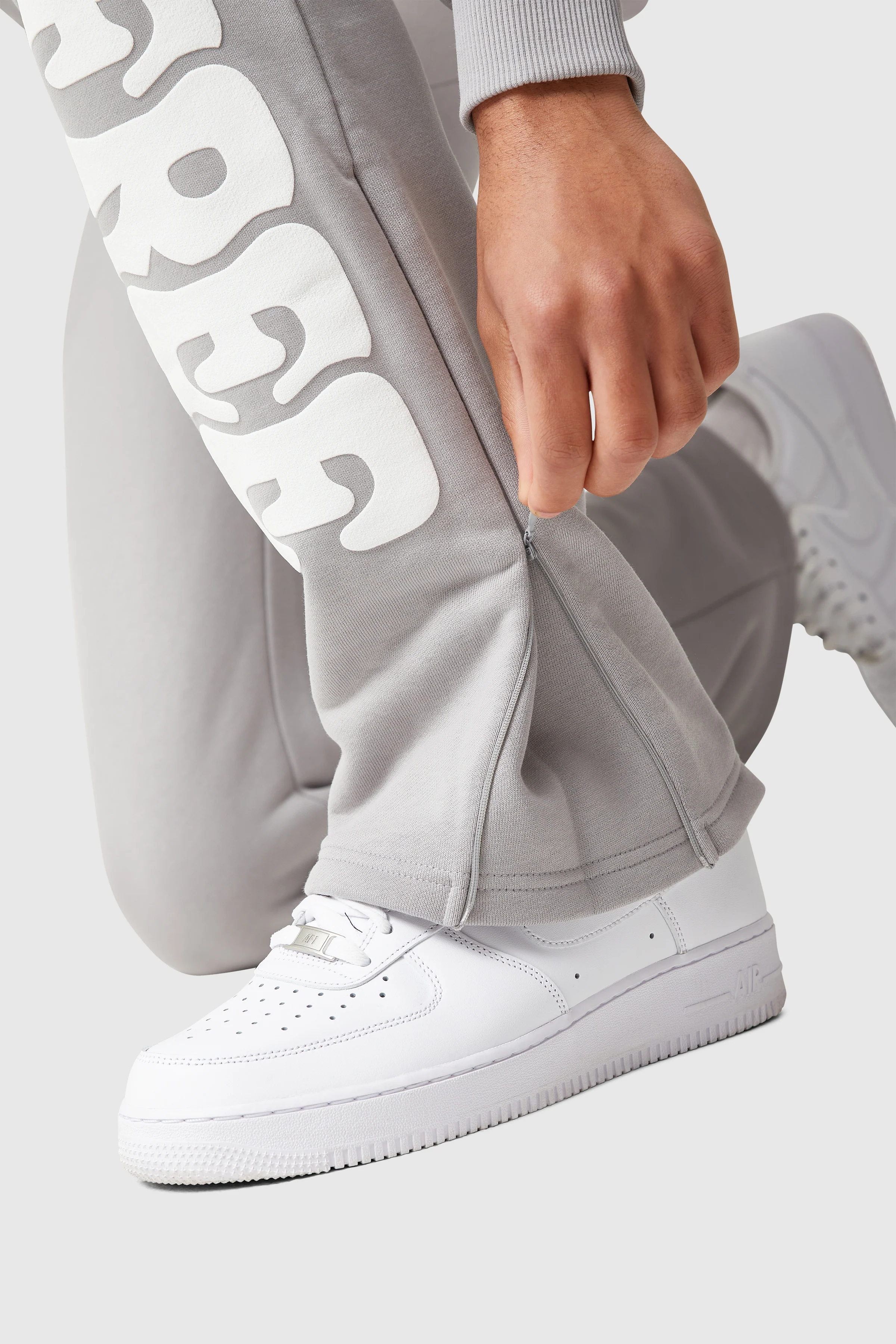 Dream Is Free Flared Jogger - Grey - Image 4