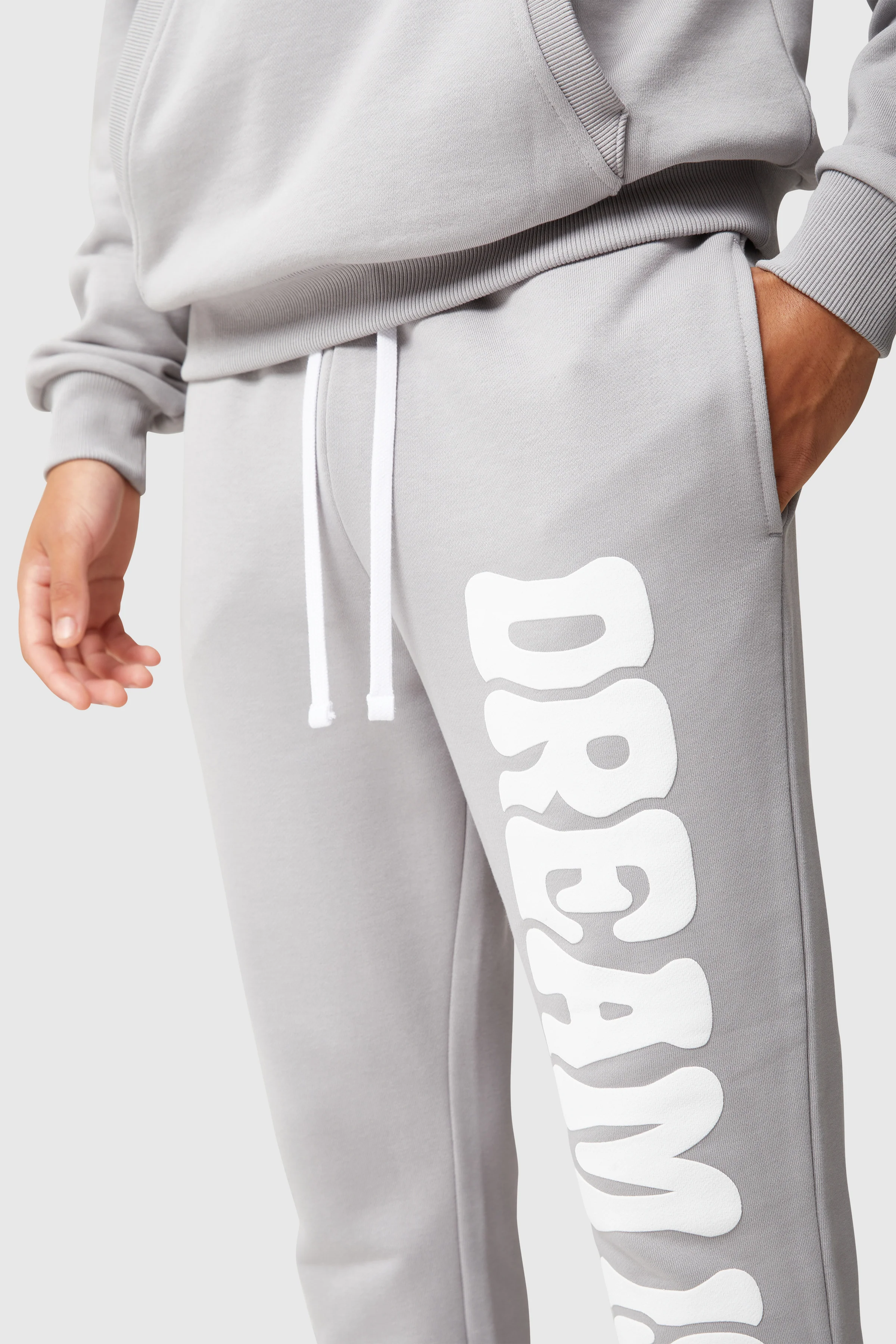 Dream Is Free Flared Jogger - Grey - Image 6
