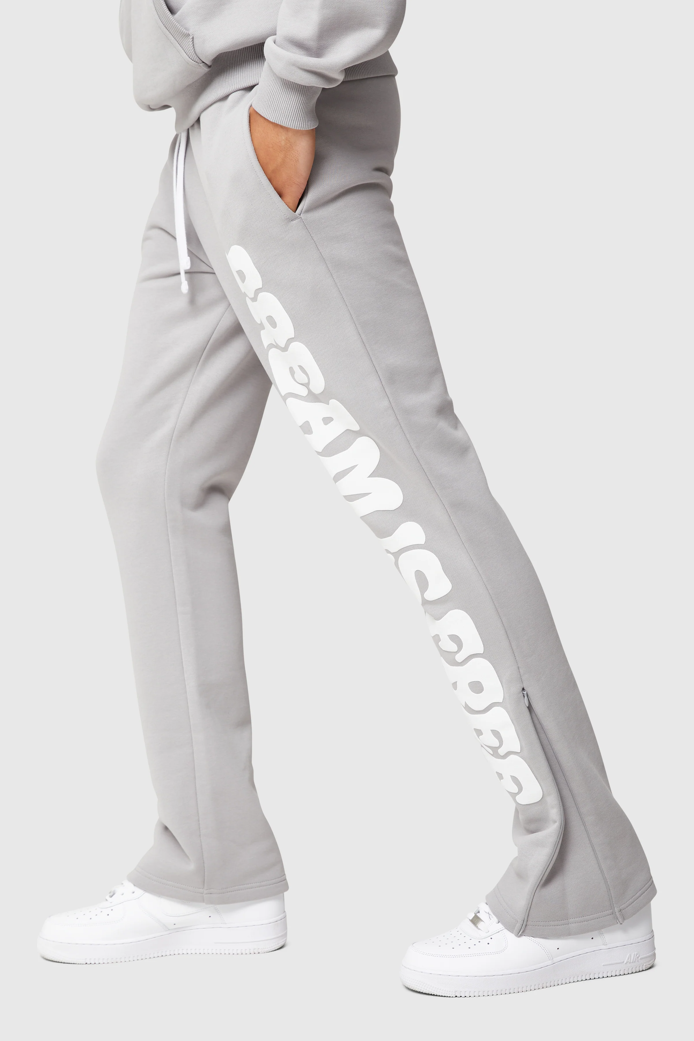Dream Is Free Flared Jogger - Grey - Image 7