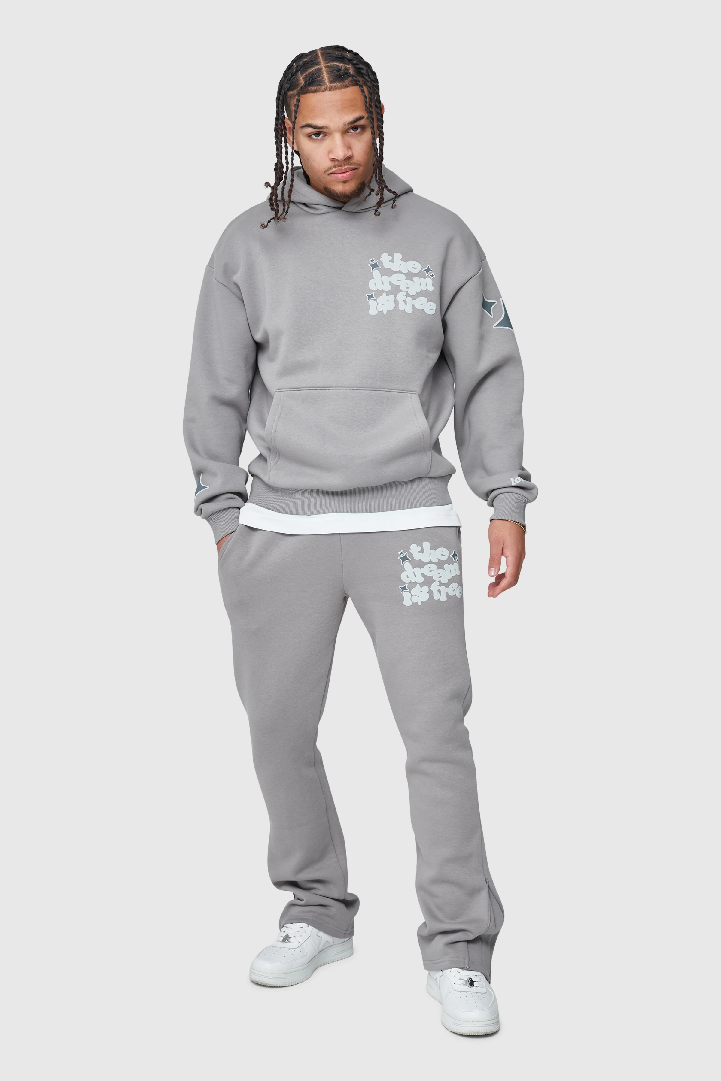 Dream Is Free 2.0 Hood - Grey - Image 4