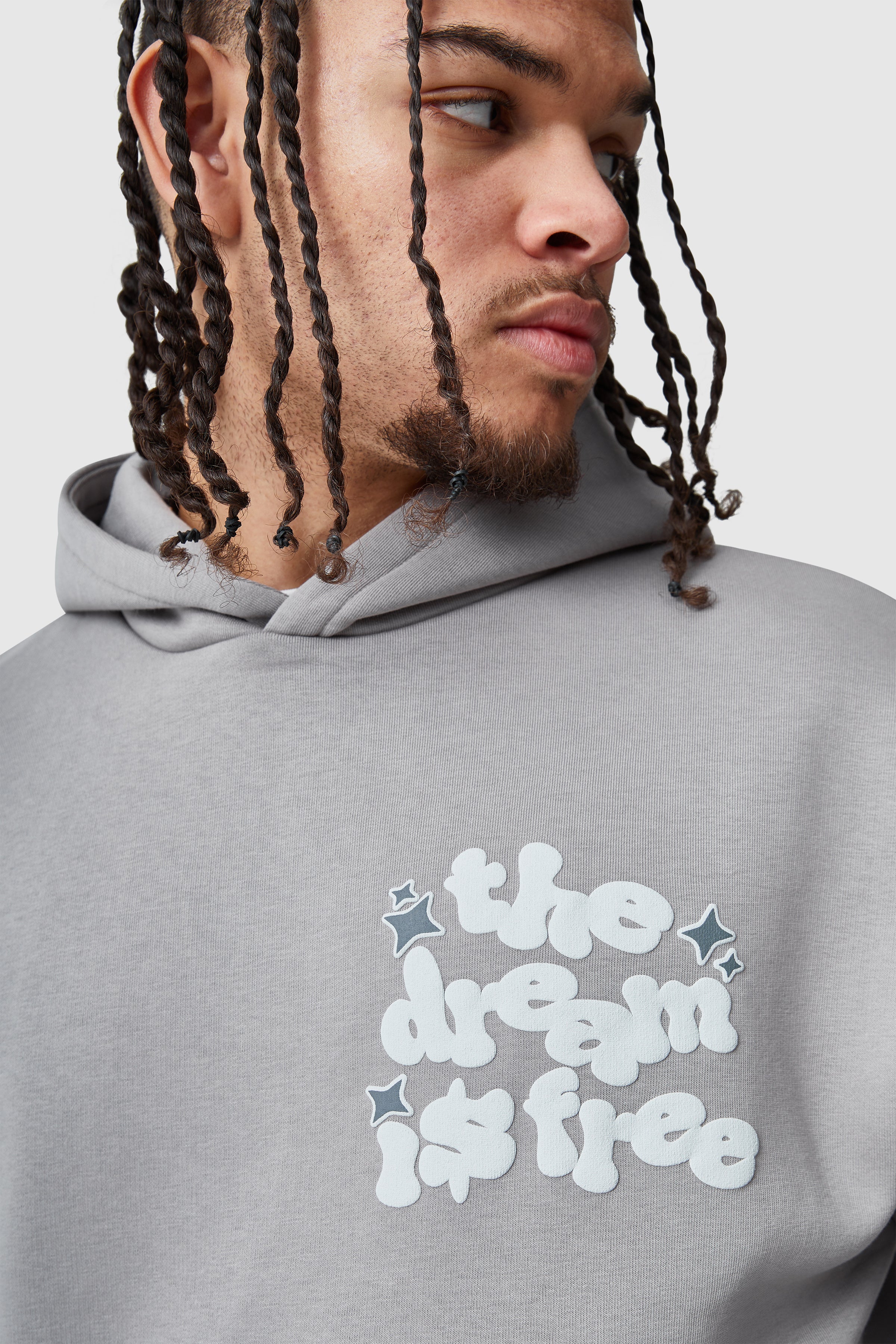 Dream Is Free 2.0 Hood - Grey - Image 5