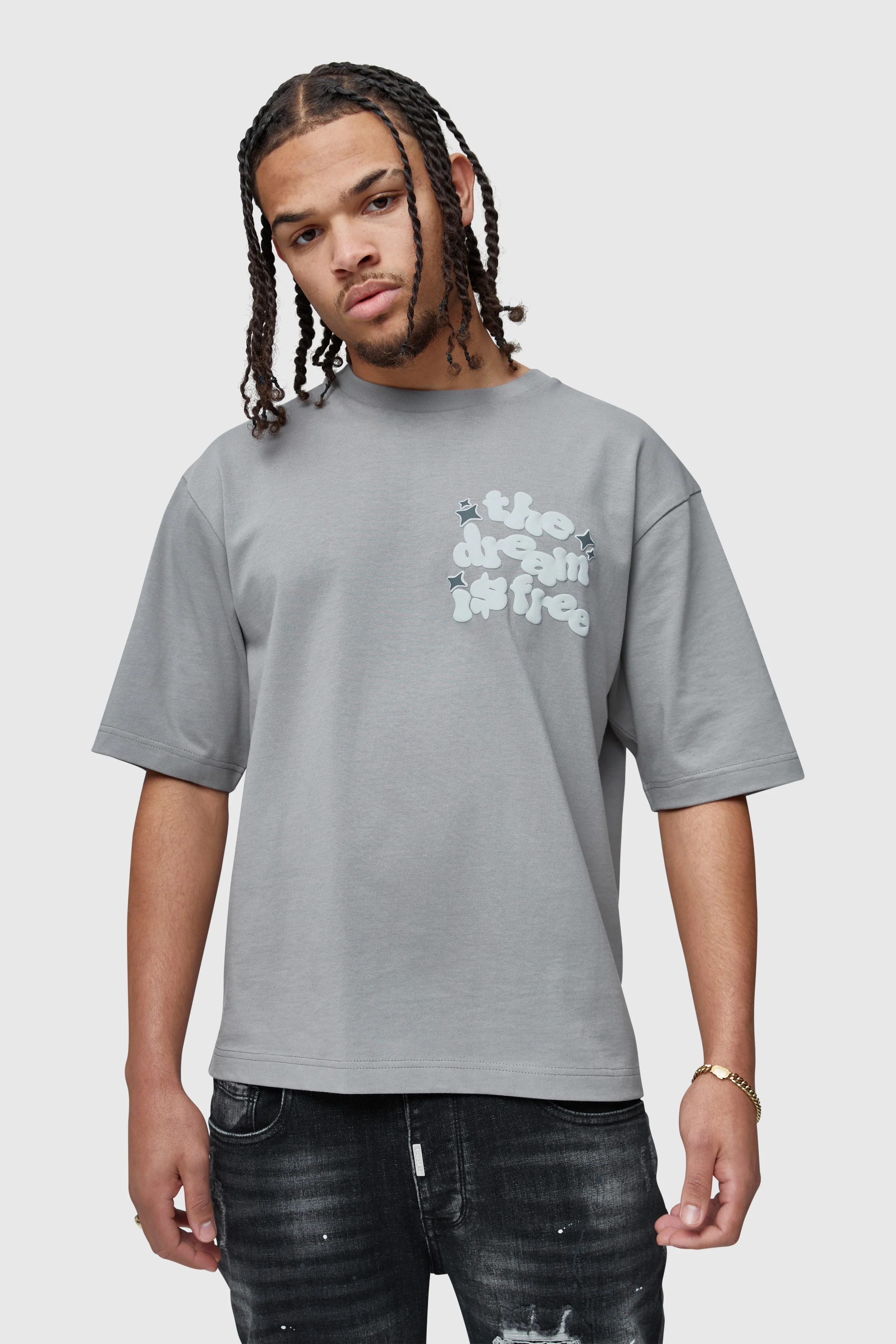 Dream Is Free 2.0 Tee - Grey - Image 2