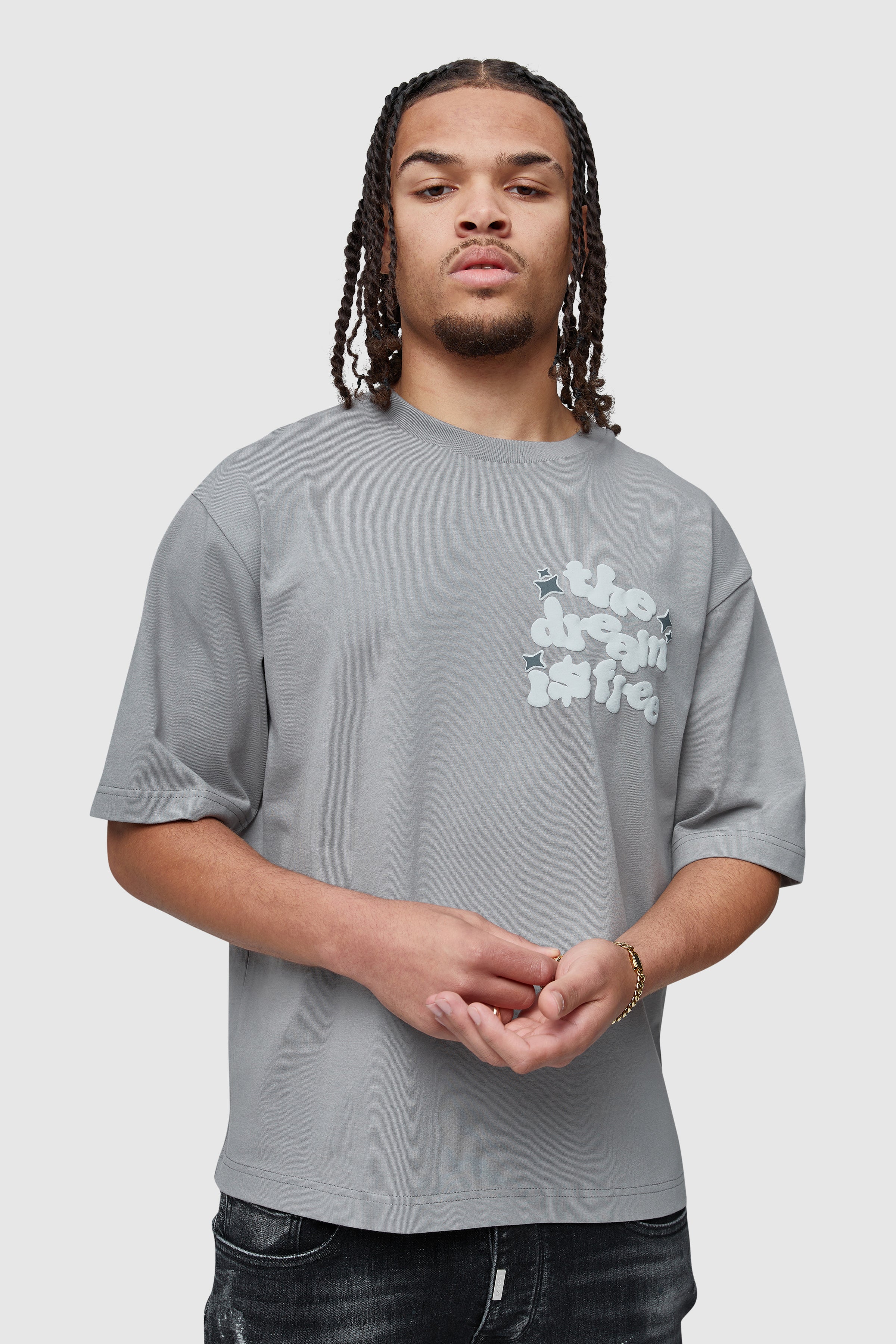 Dream Is Free 2.0 Tee - Grey - Image 5