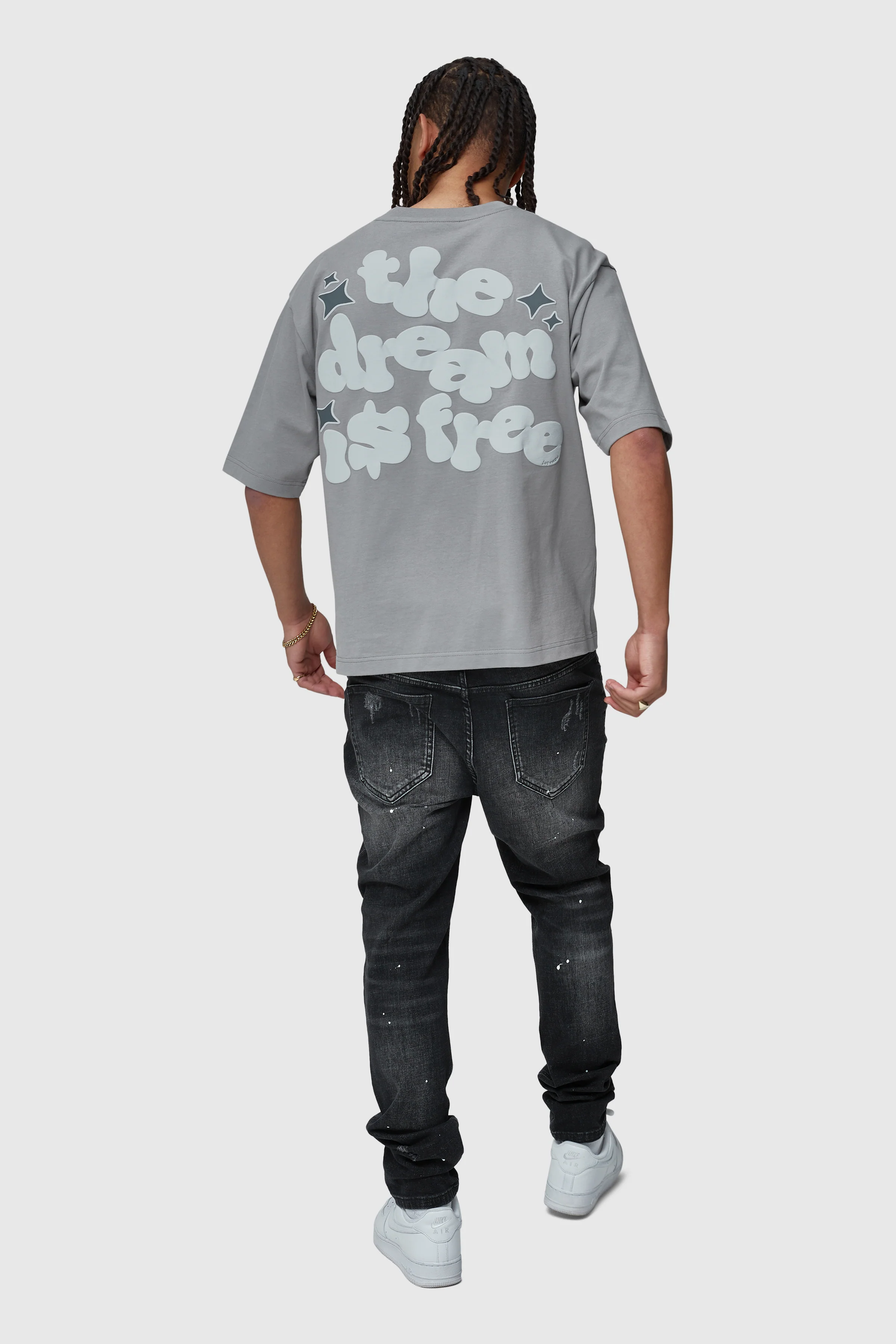 Dream Is Free 2.0 Tee - Grey - Image 6
