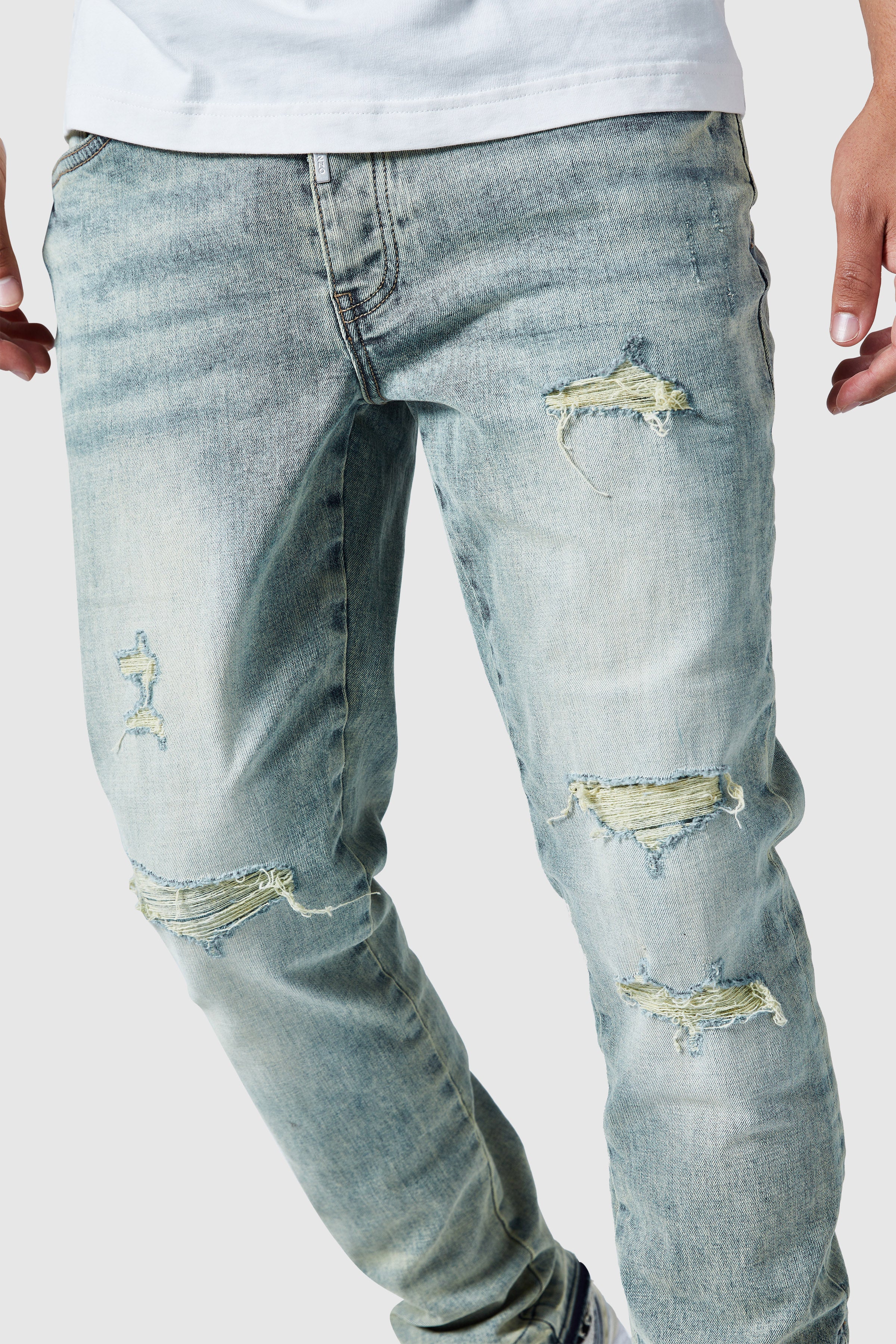 Enzo Slim Jean - Dune Blue - Image 6