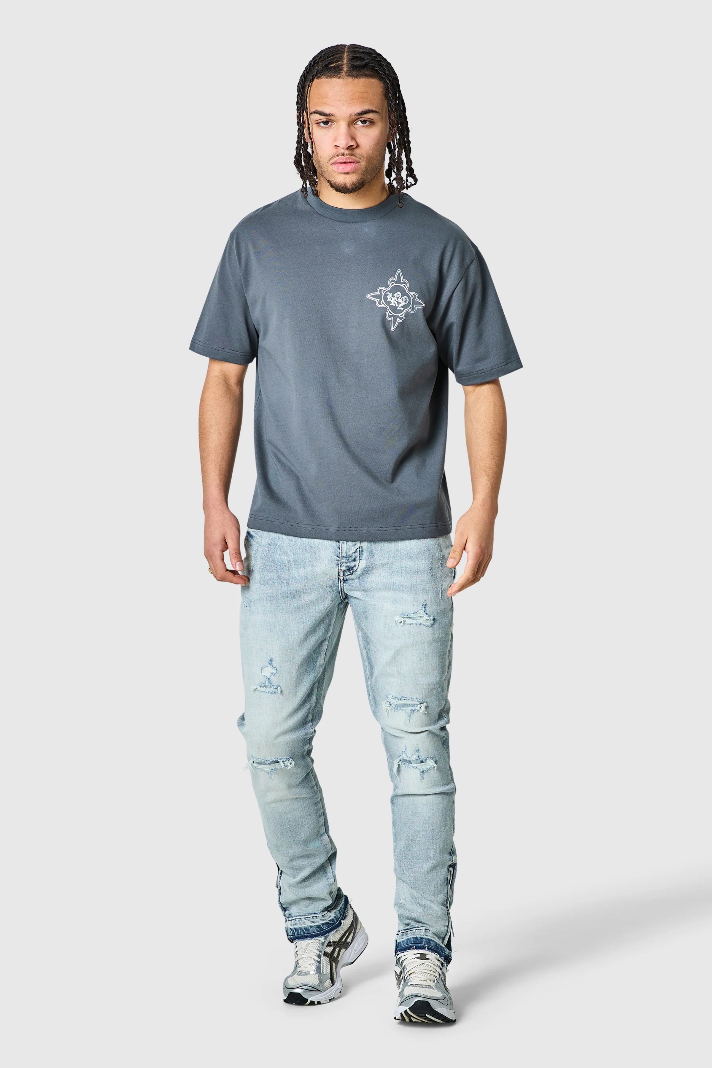 Enzo Slim Jean - Light Blue - Image 3