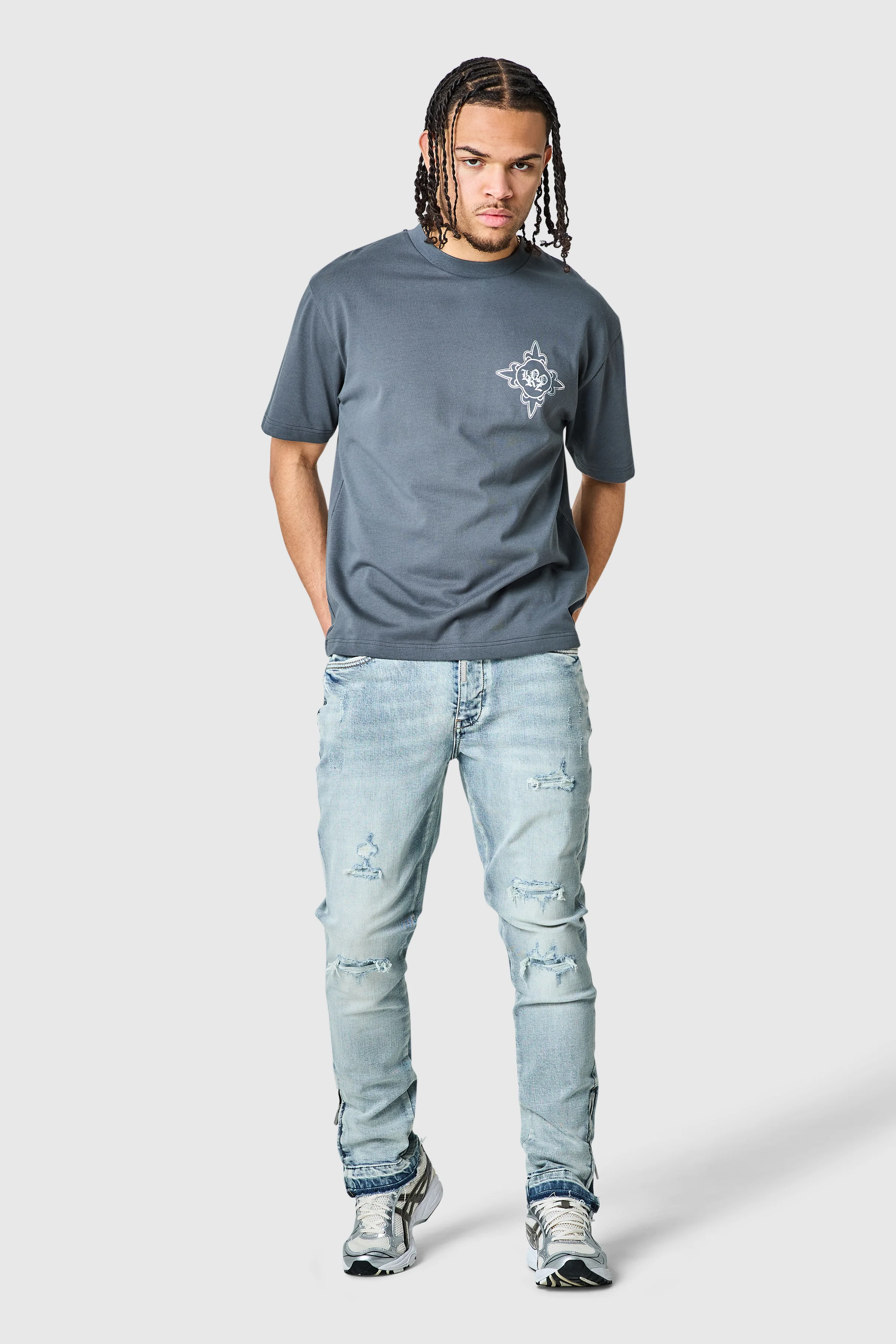 Enzo Slim Jean - Light Blue - Image 6
