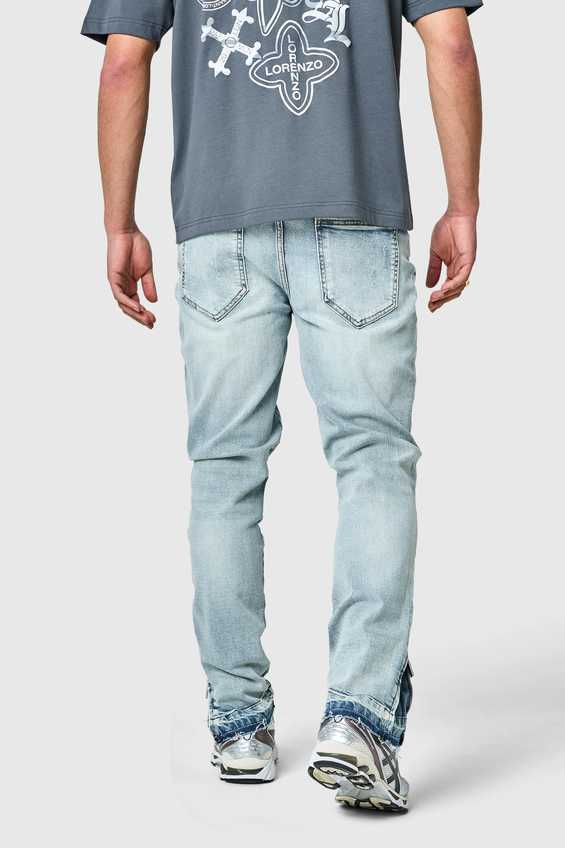 Enzo Slim Jean - Light Blue - Image 9