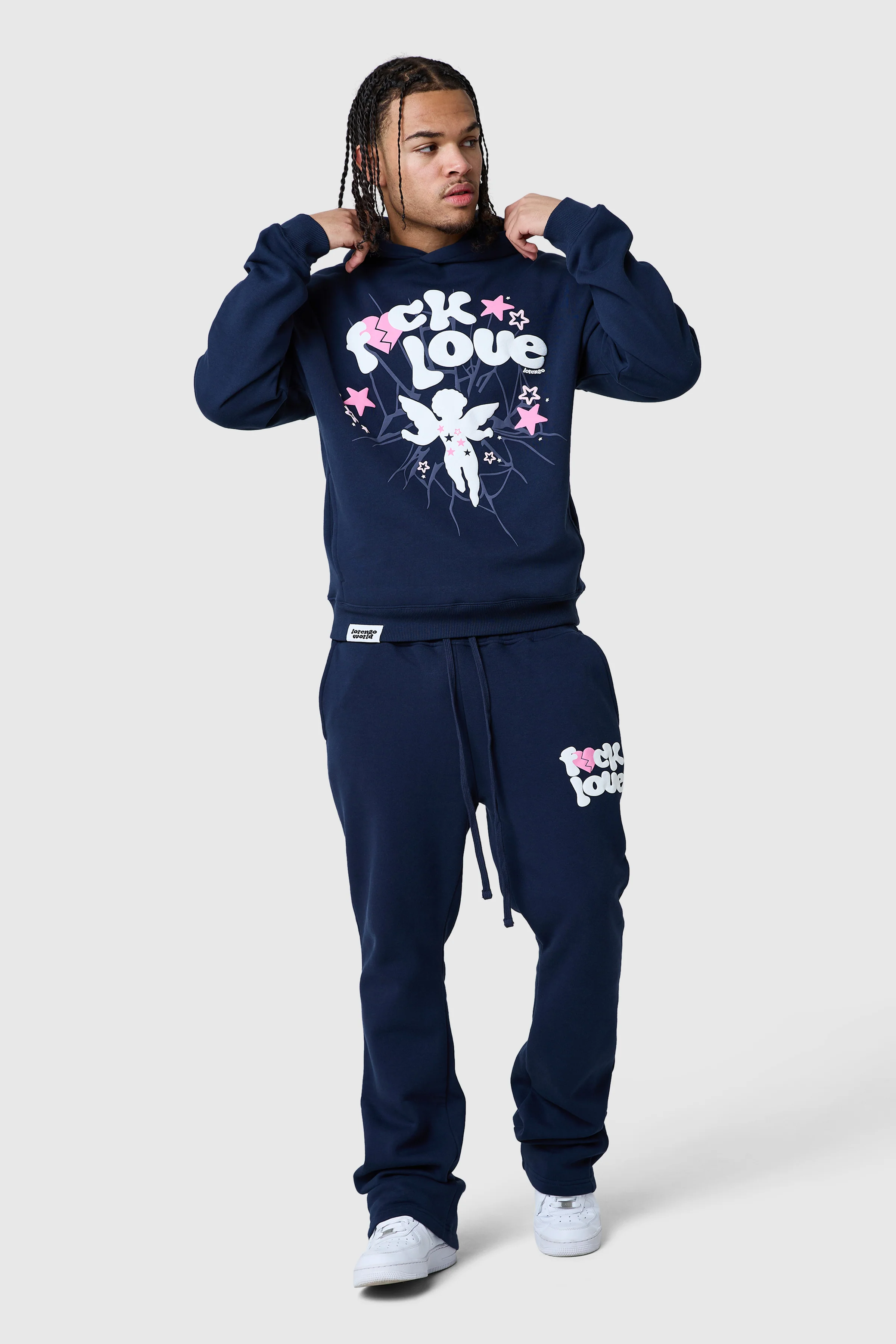 Fxck Love Hood - Navy Night - Image 6