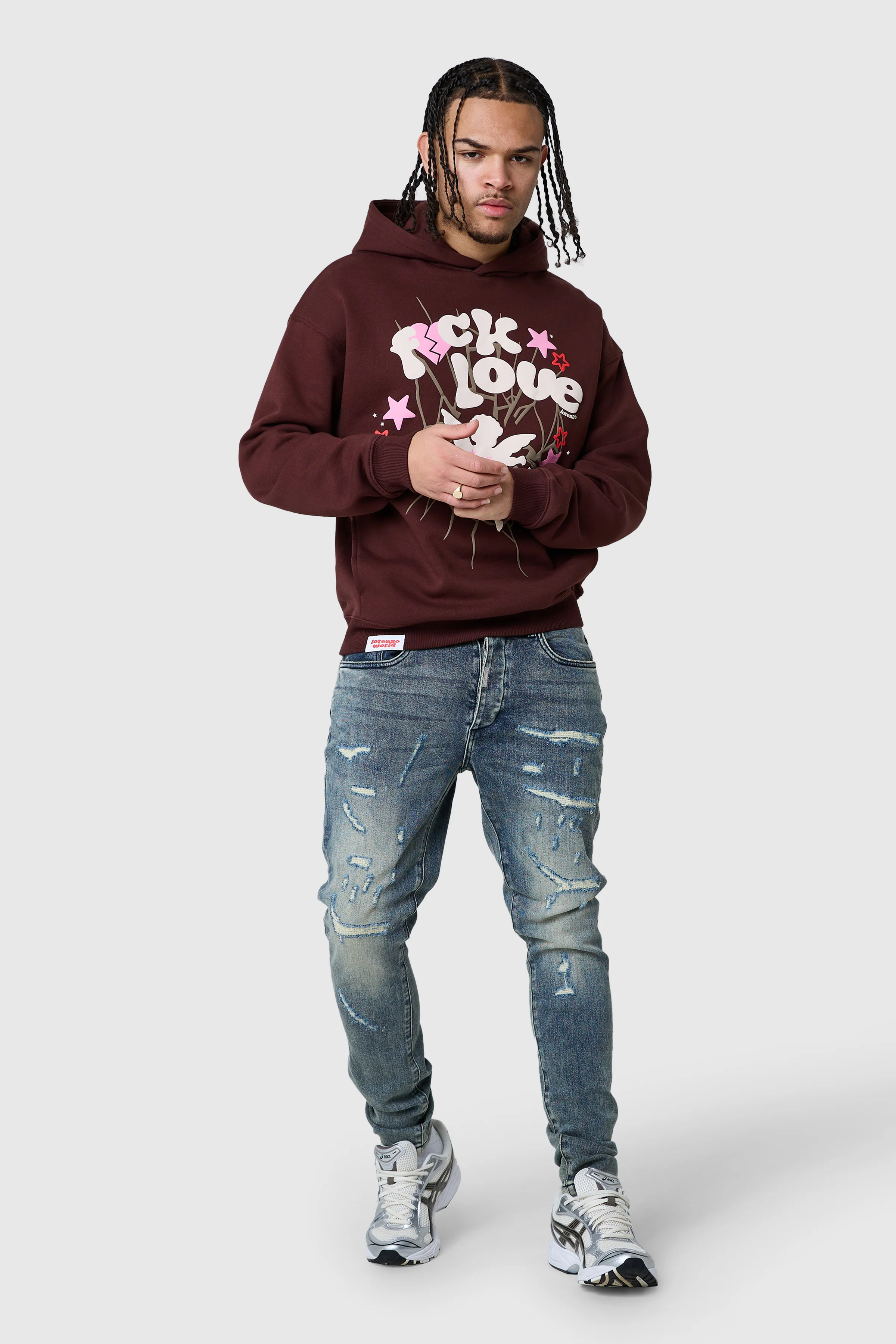 Fxck Love Hood - Rich Cocoa - Image 5