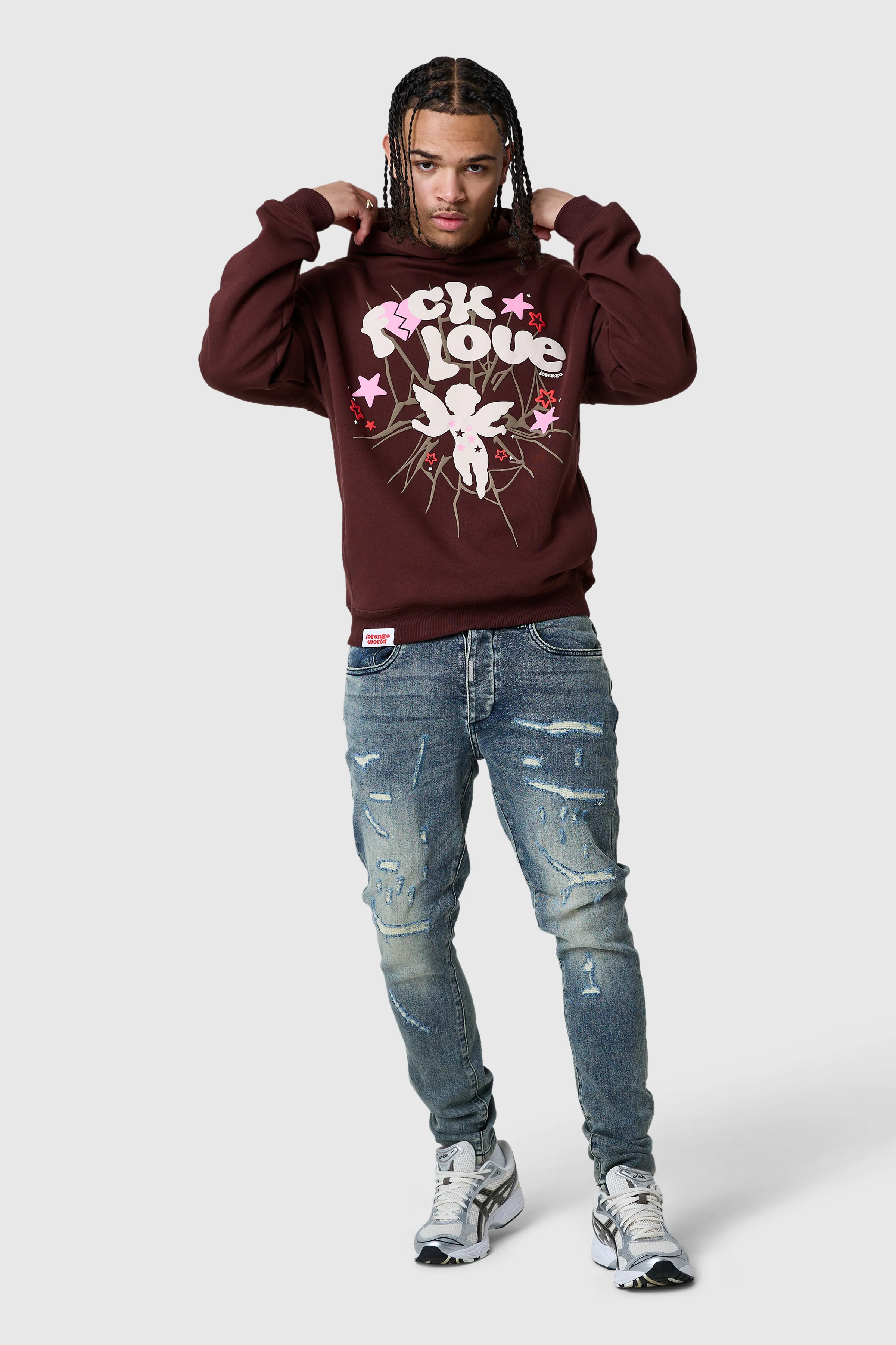 Fxck Love Hood - Rich Cocoa - Image 6