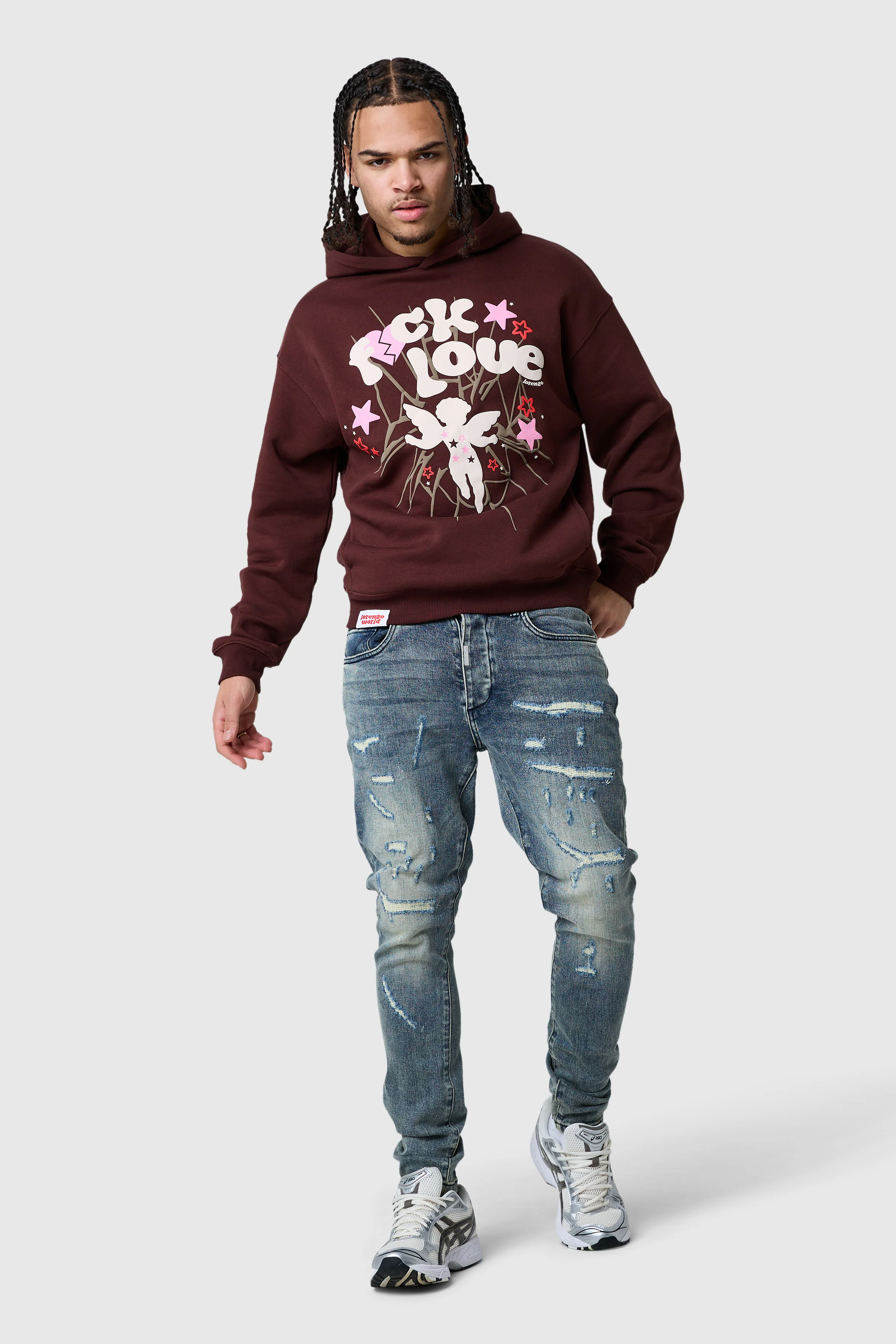Fxck Love Hood - Rich Cocoa - Image 7