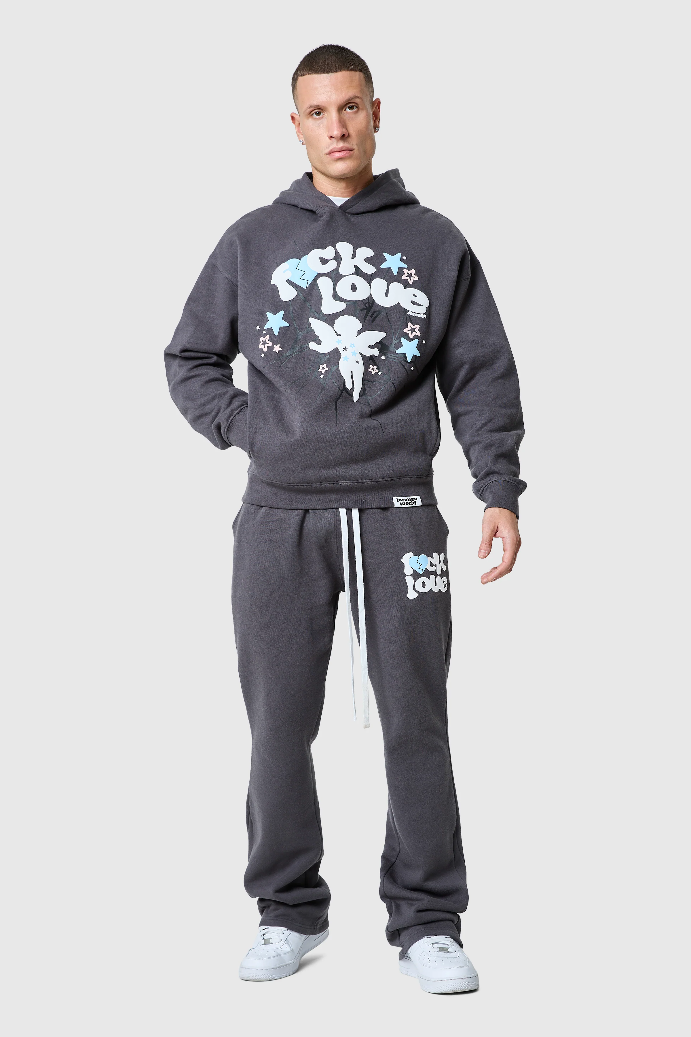 Fxck Love Hood - Volcano Grey - Image 7