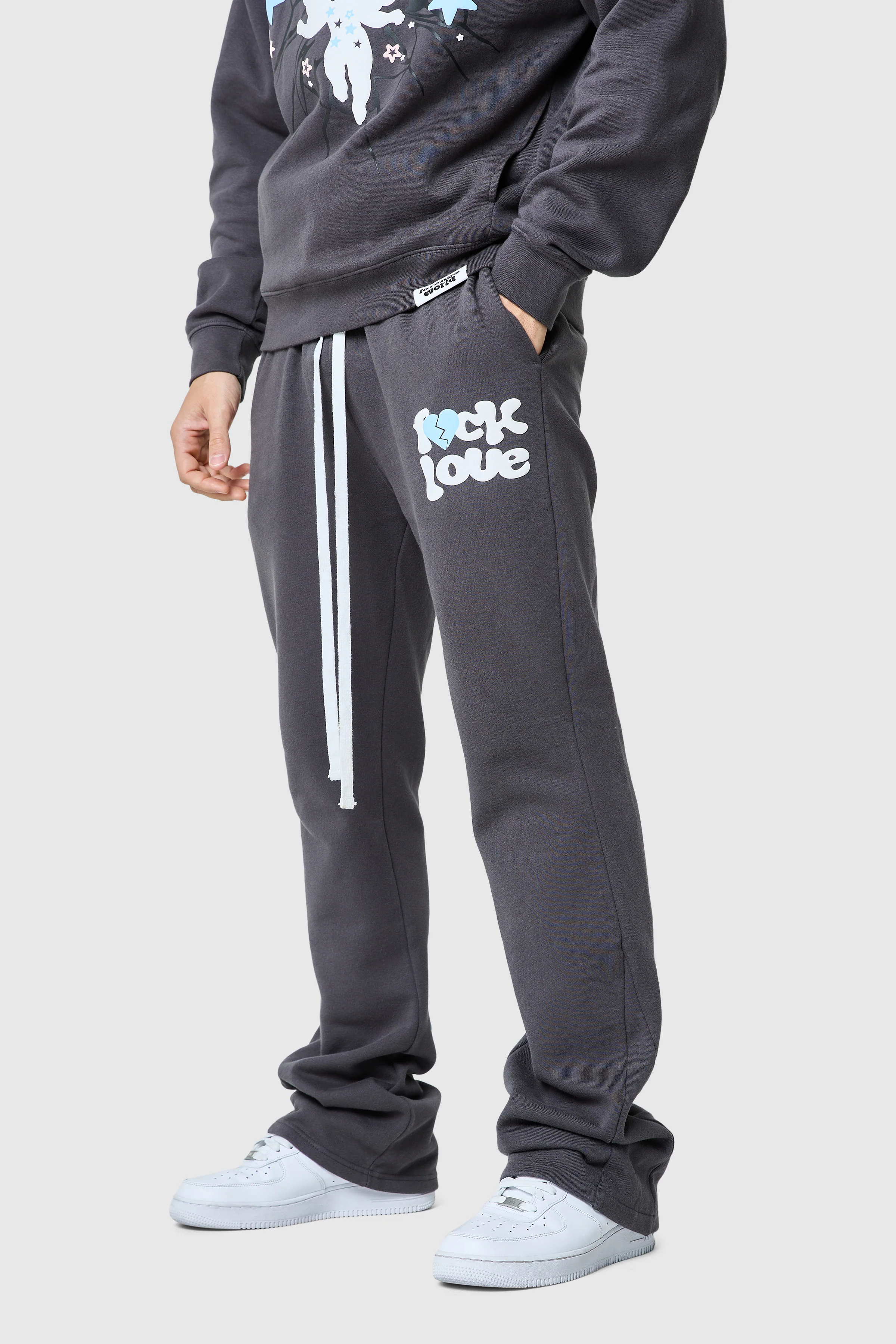 Fxck Love Jogger - Volcano Grey