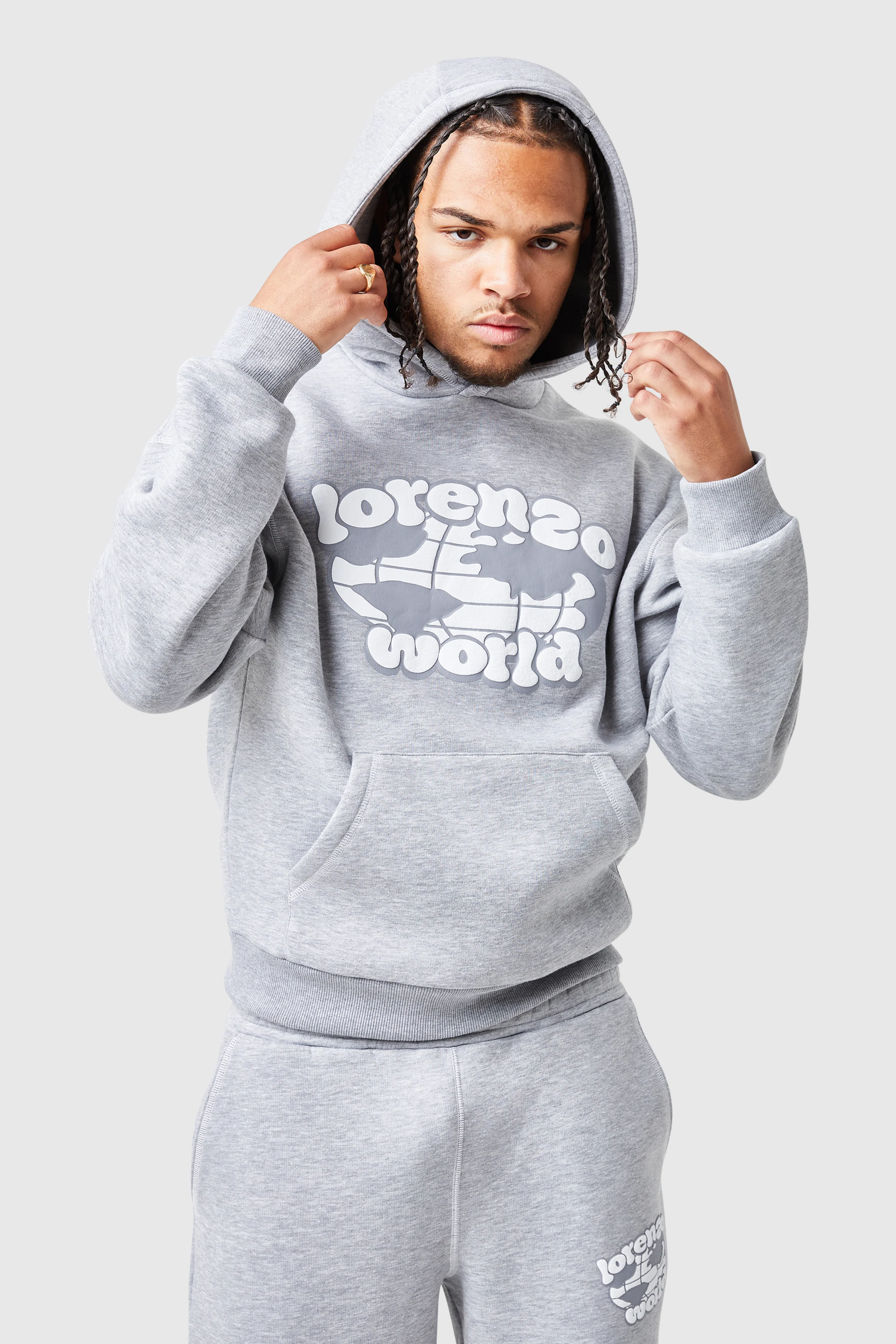 Globe Hood - Grey Marl - Image 7