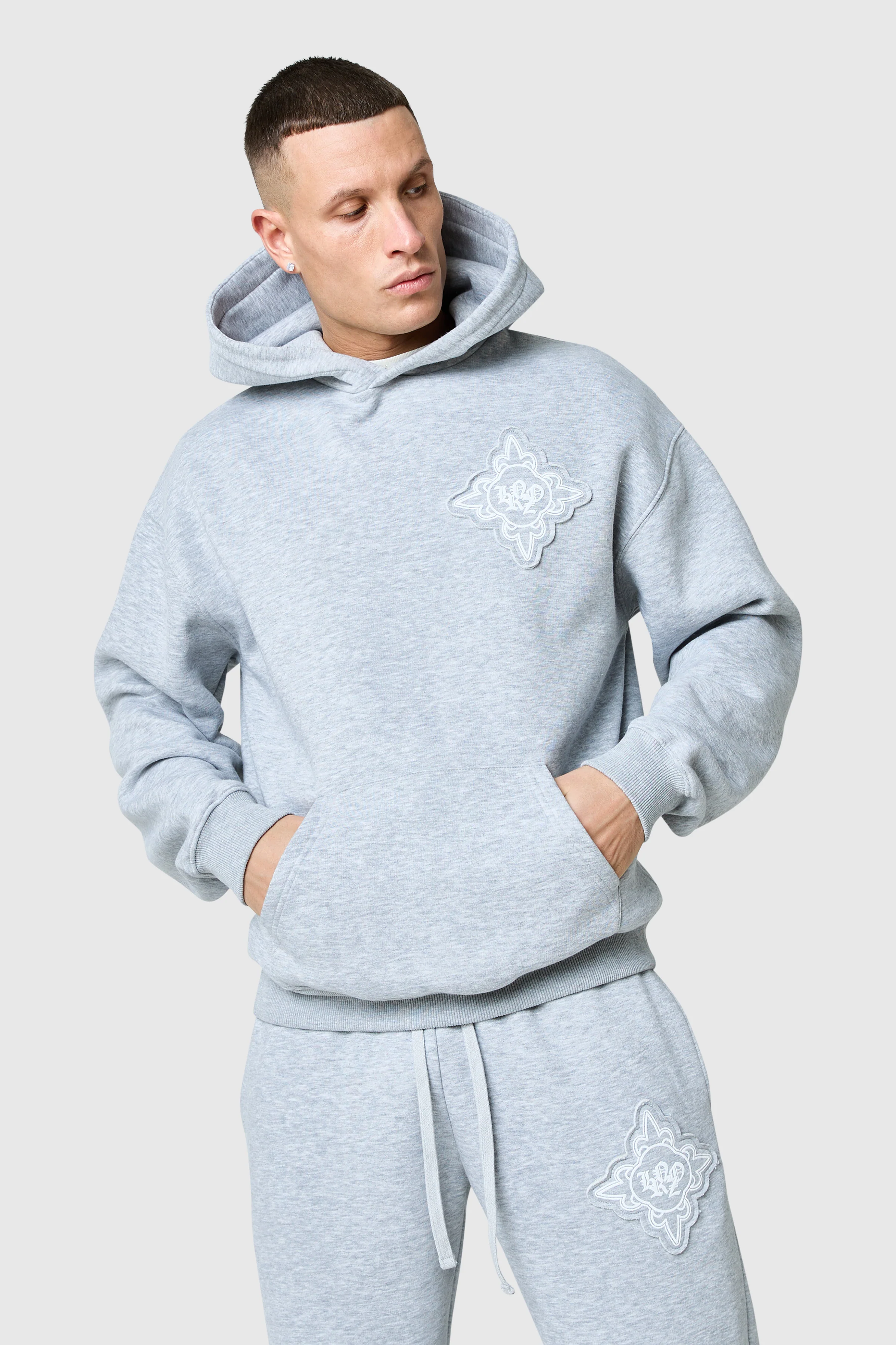 Icon Apex Hood - Grey Marl - Image 2