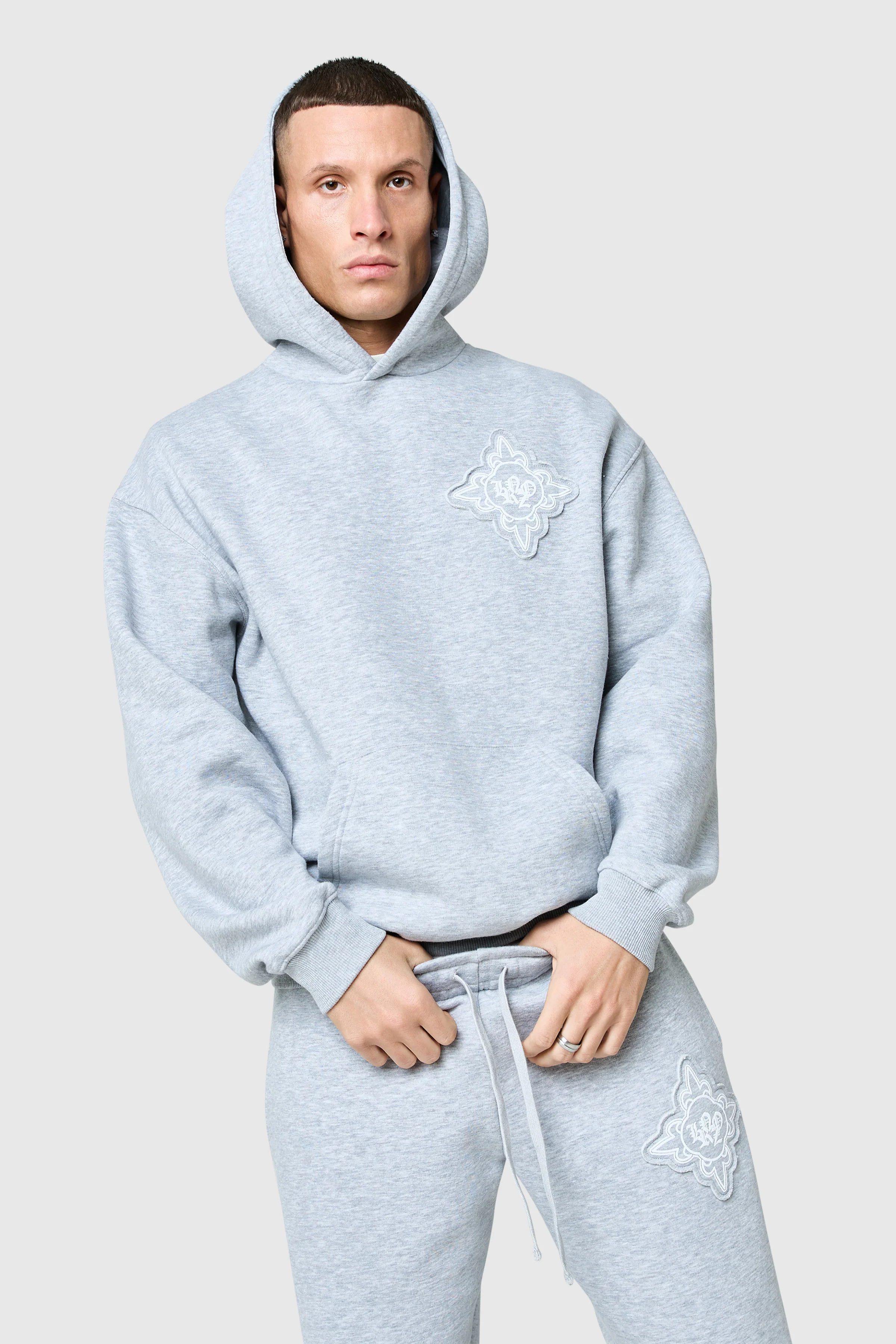 Icon Apex Hood - Grey Marl - Image 5