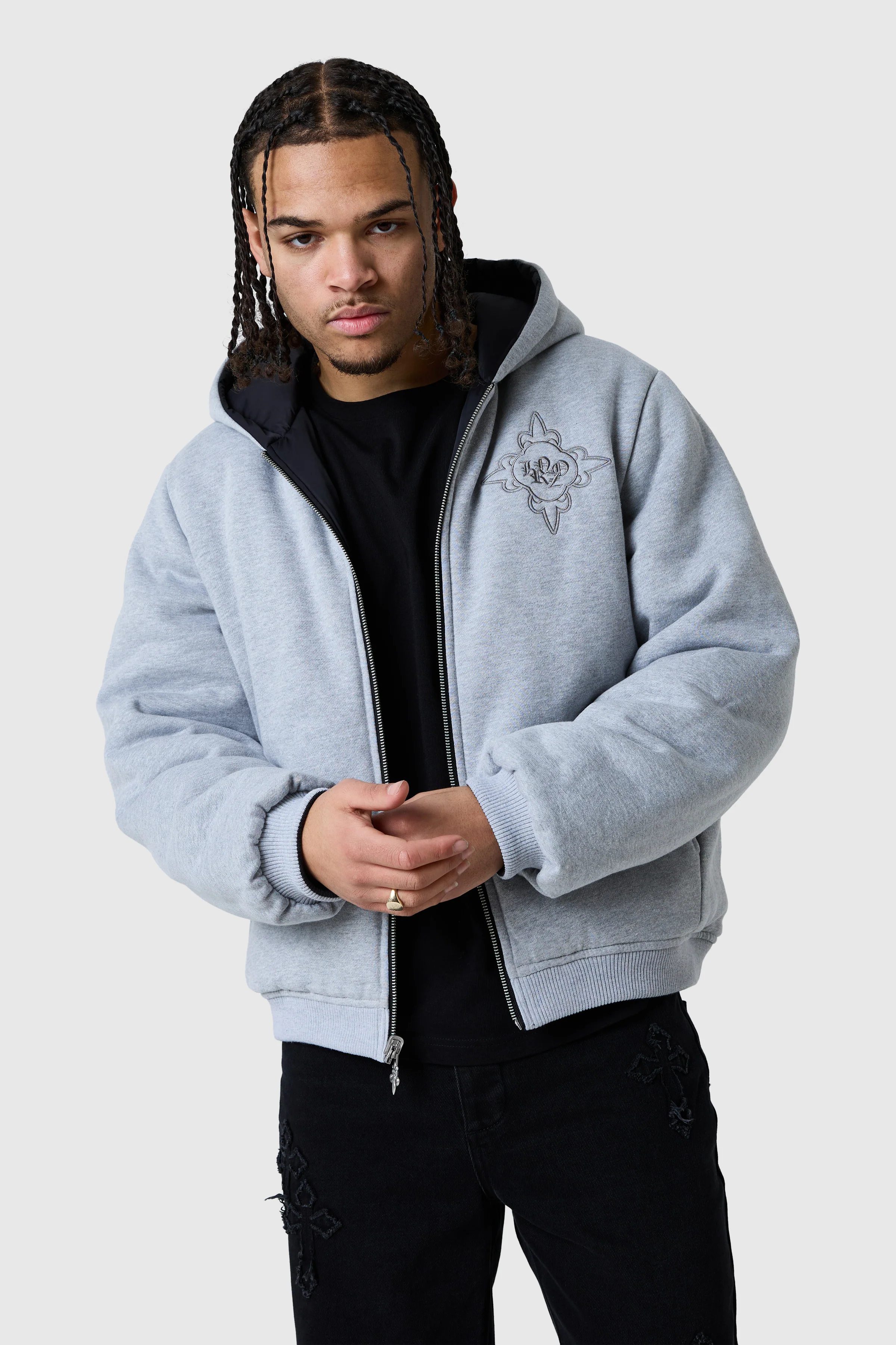Icon Reversible Jacket - Black - Image 5