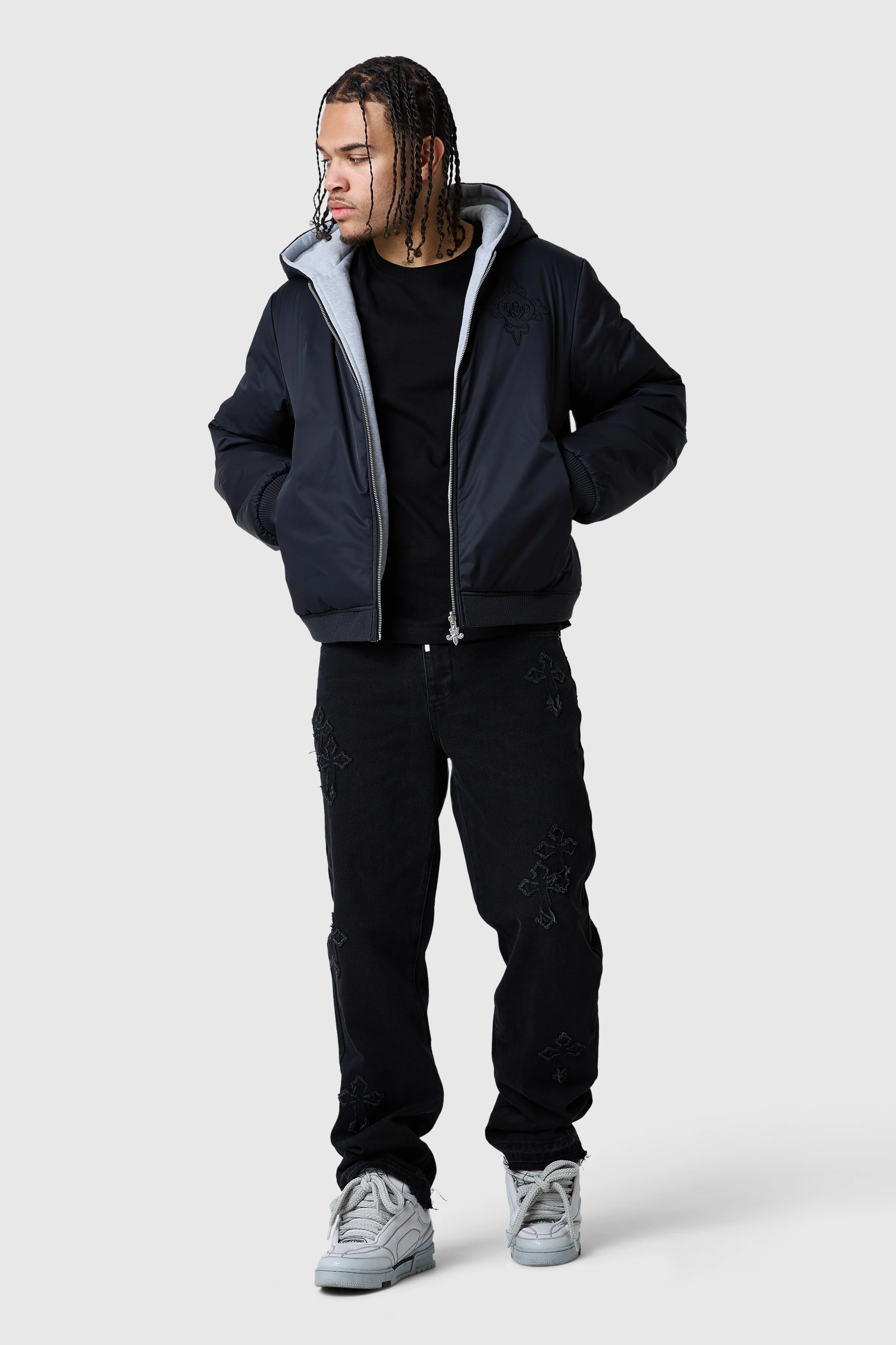 Icon Reversible Jacket - Black - Image 7