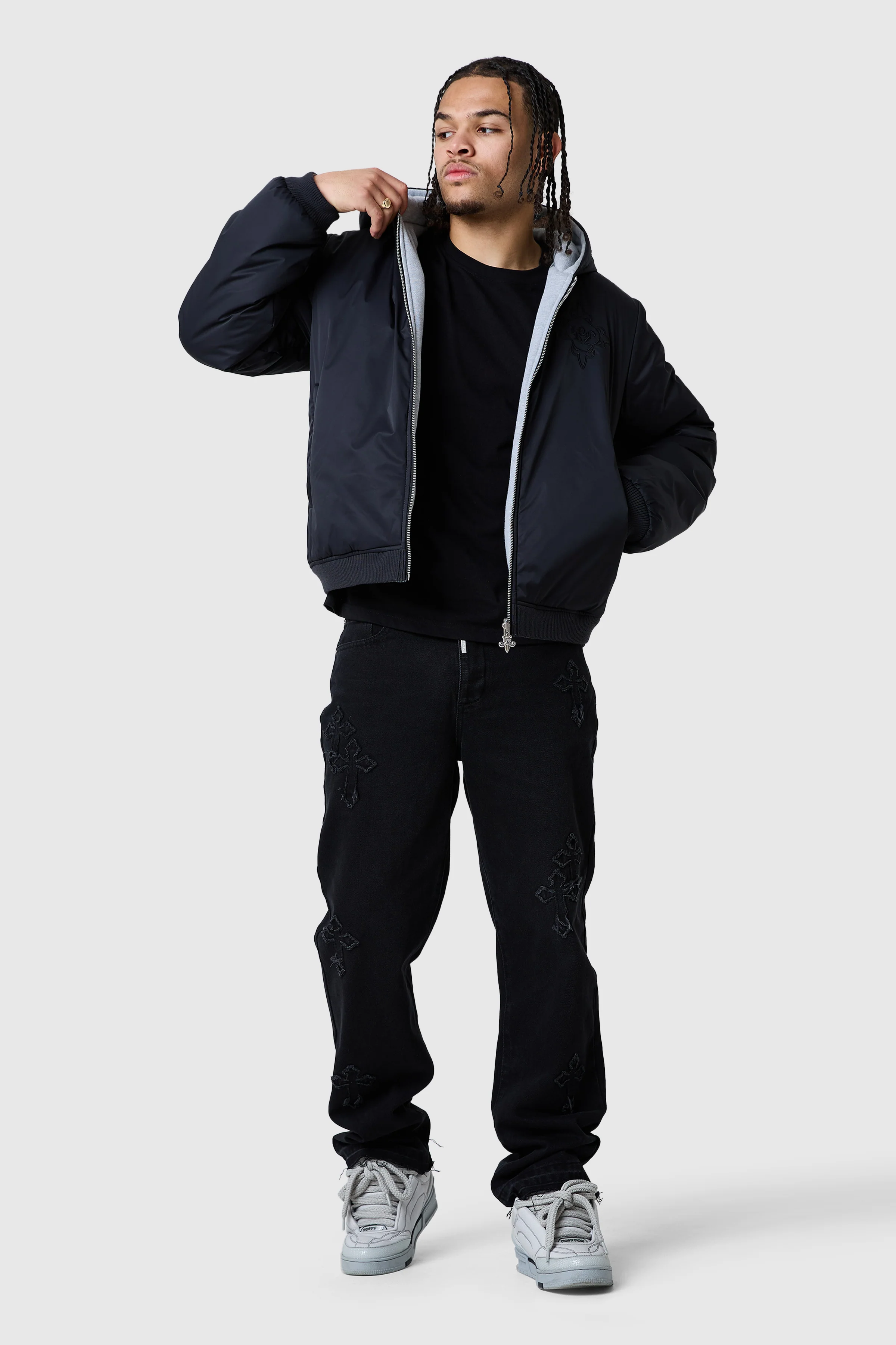 Icon Reversible Jacket - Black - Image 8