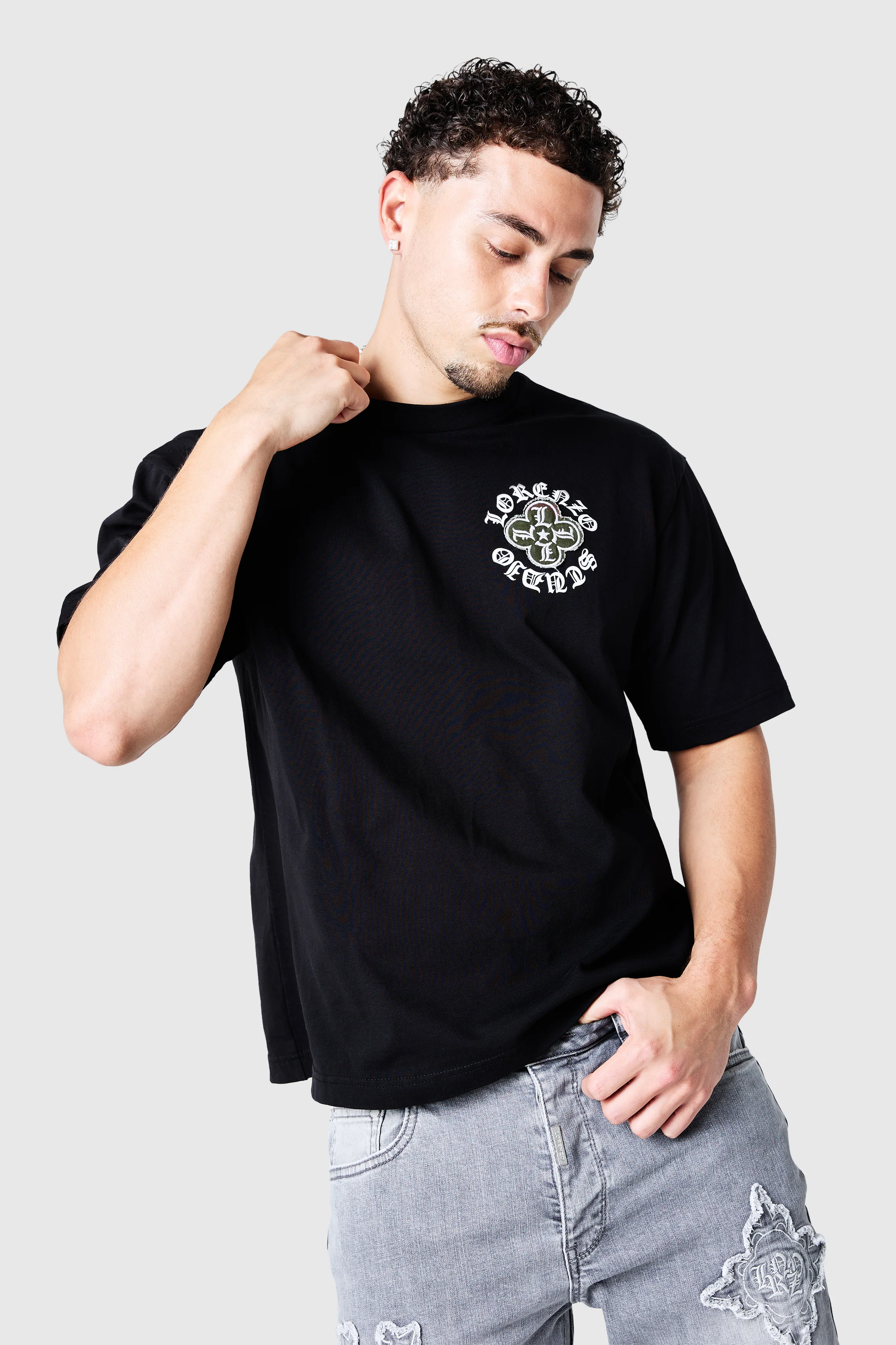Insignia Tee - Black - Image 3