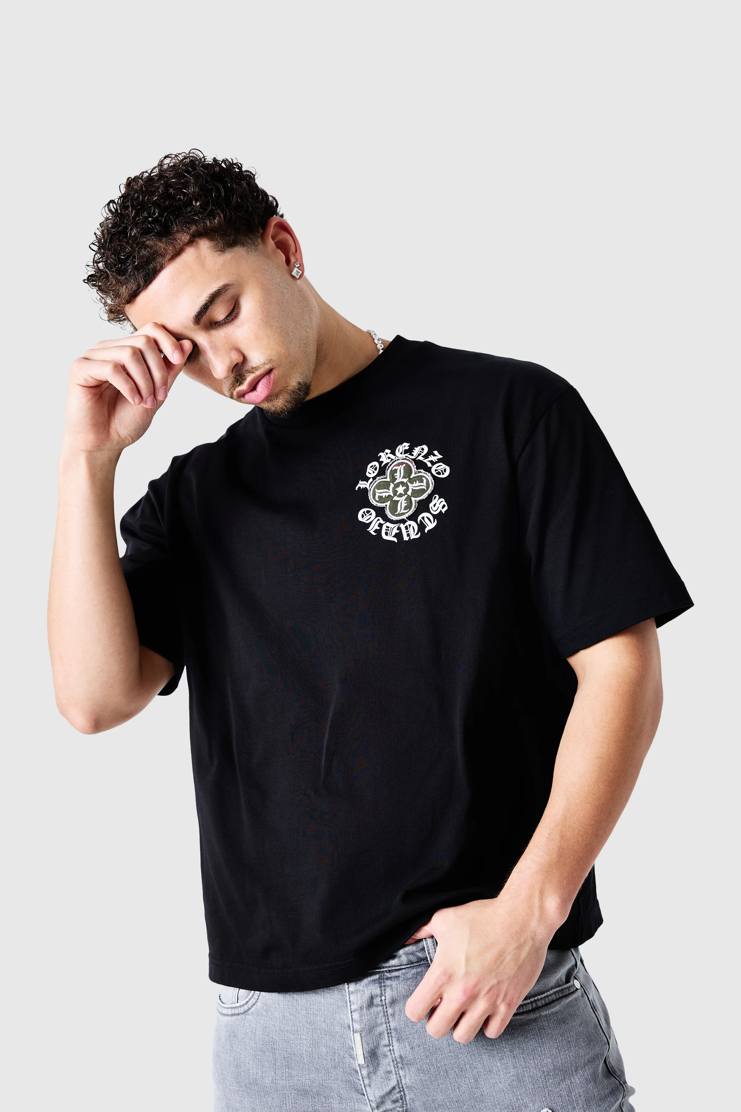 Insignia Tee - Black - Image 4