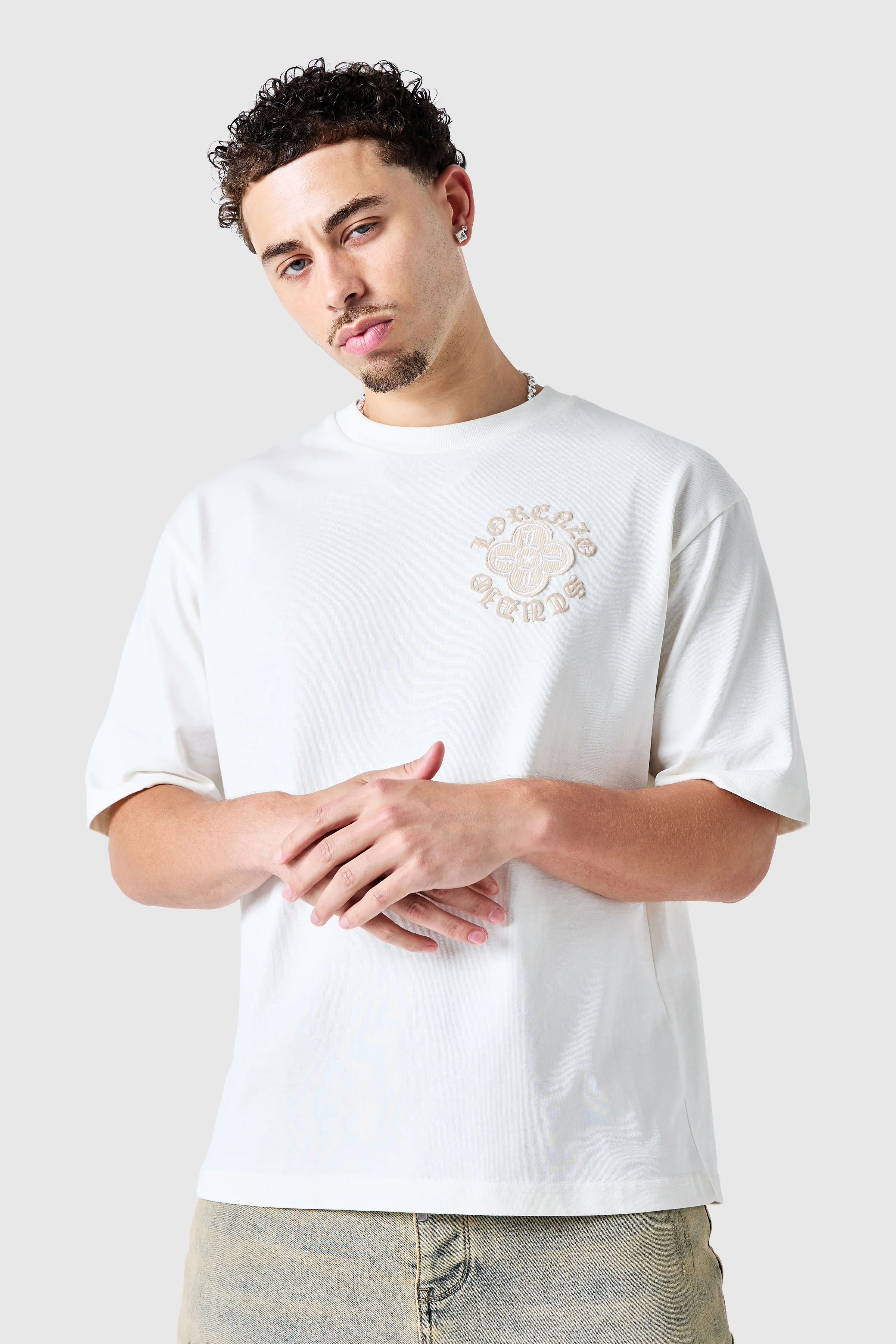 Insignia Tee - Off White - Image 3