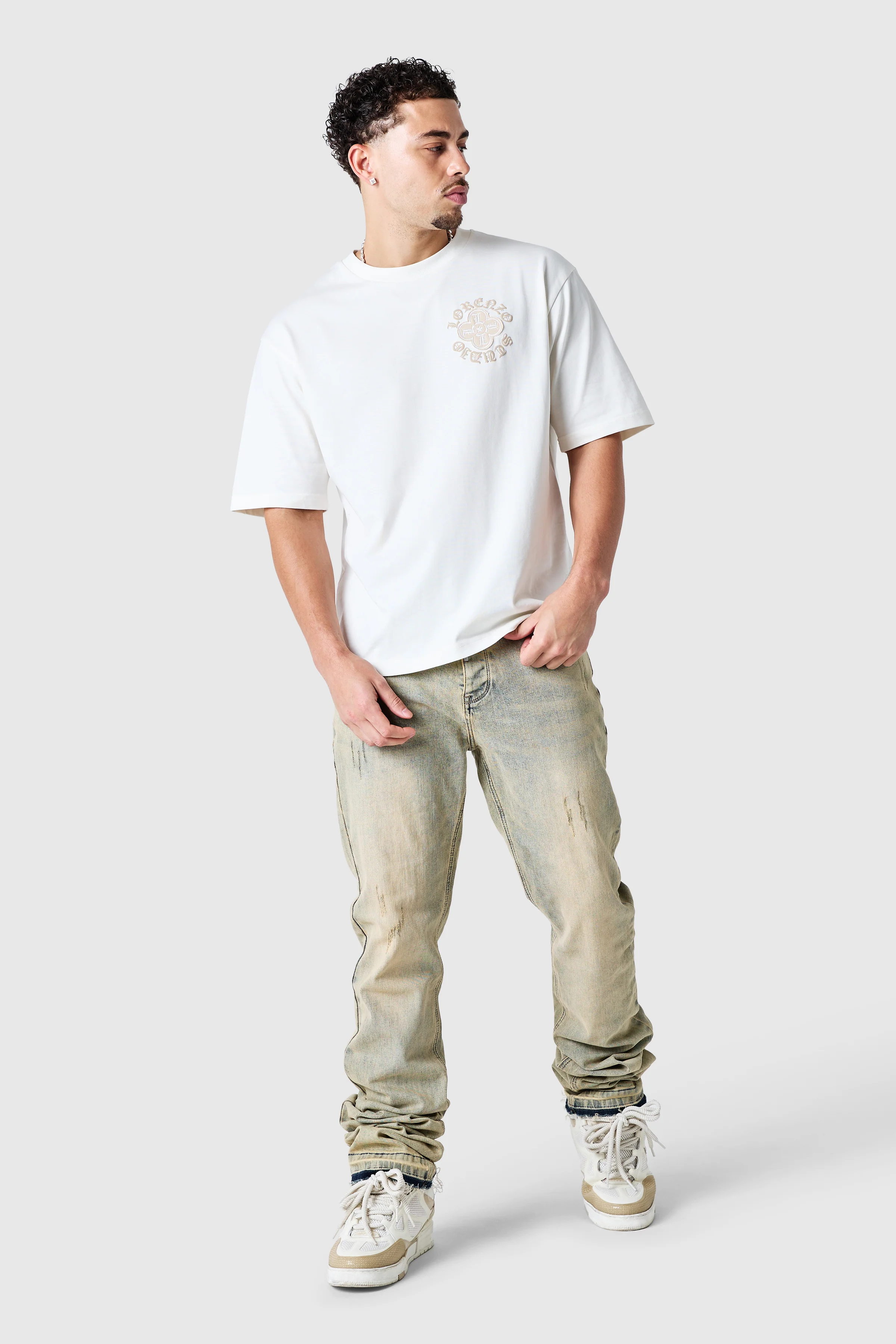 Insignia Tee - Off White - Image 4