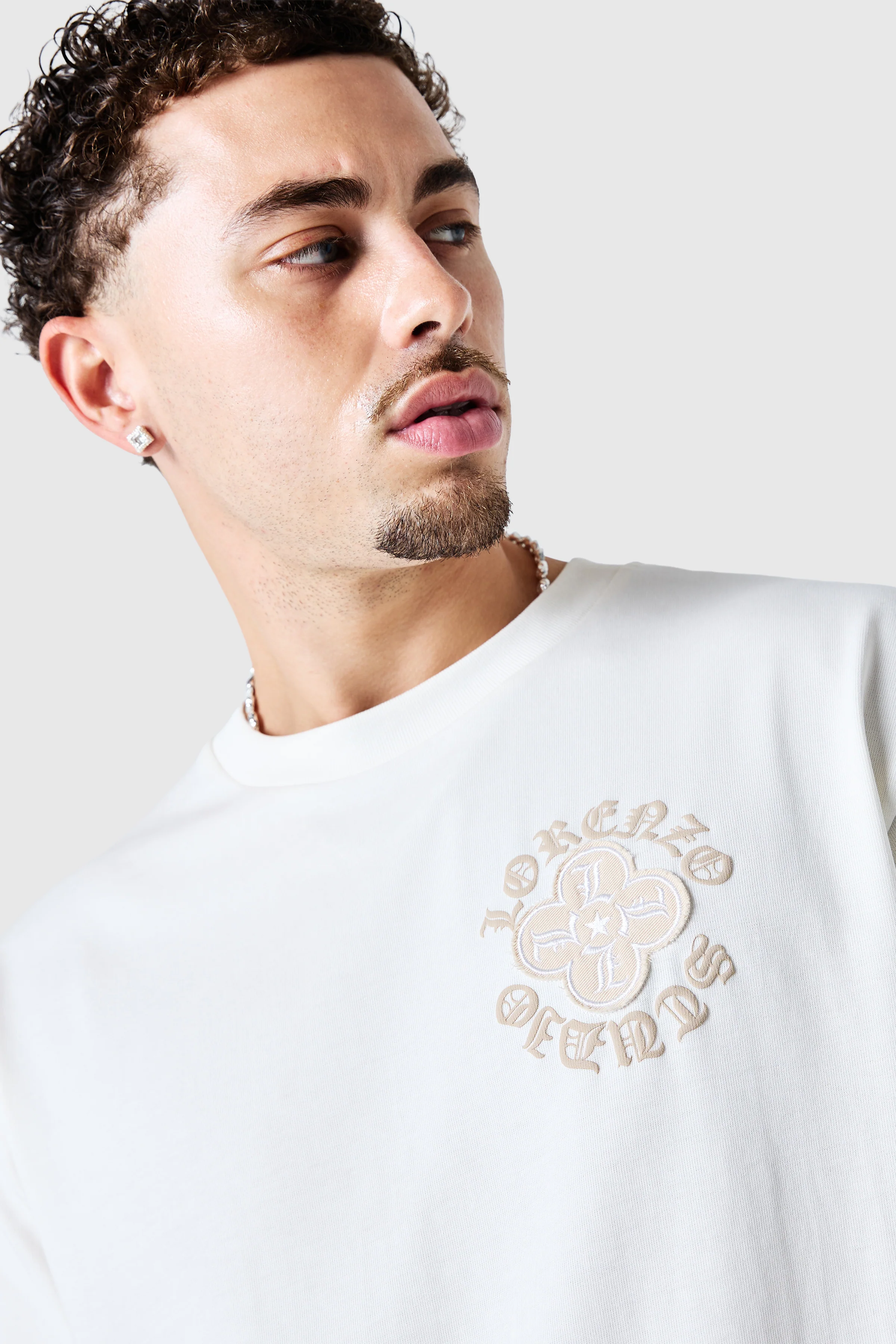 Insignia Tee - Off White - Image 6