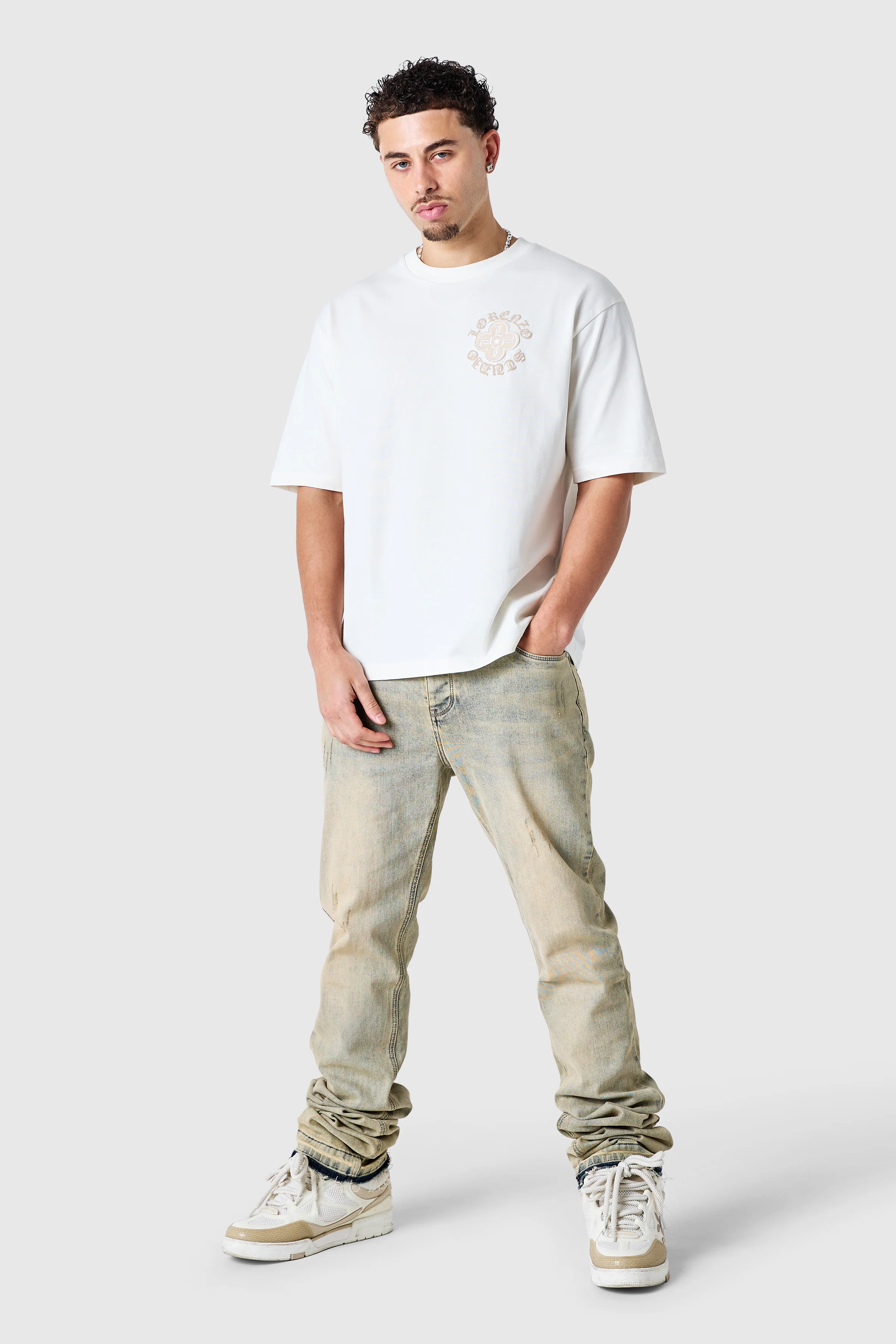 Insignia Tee - Off White - Image 8