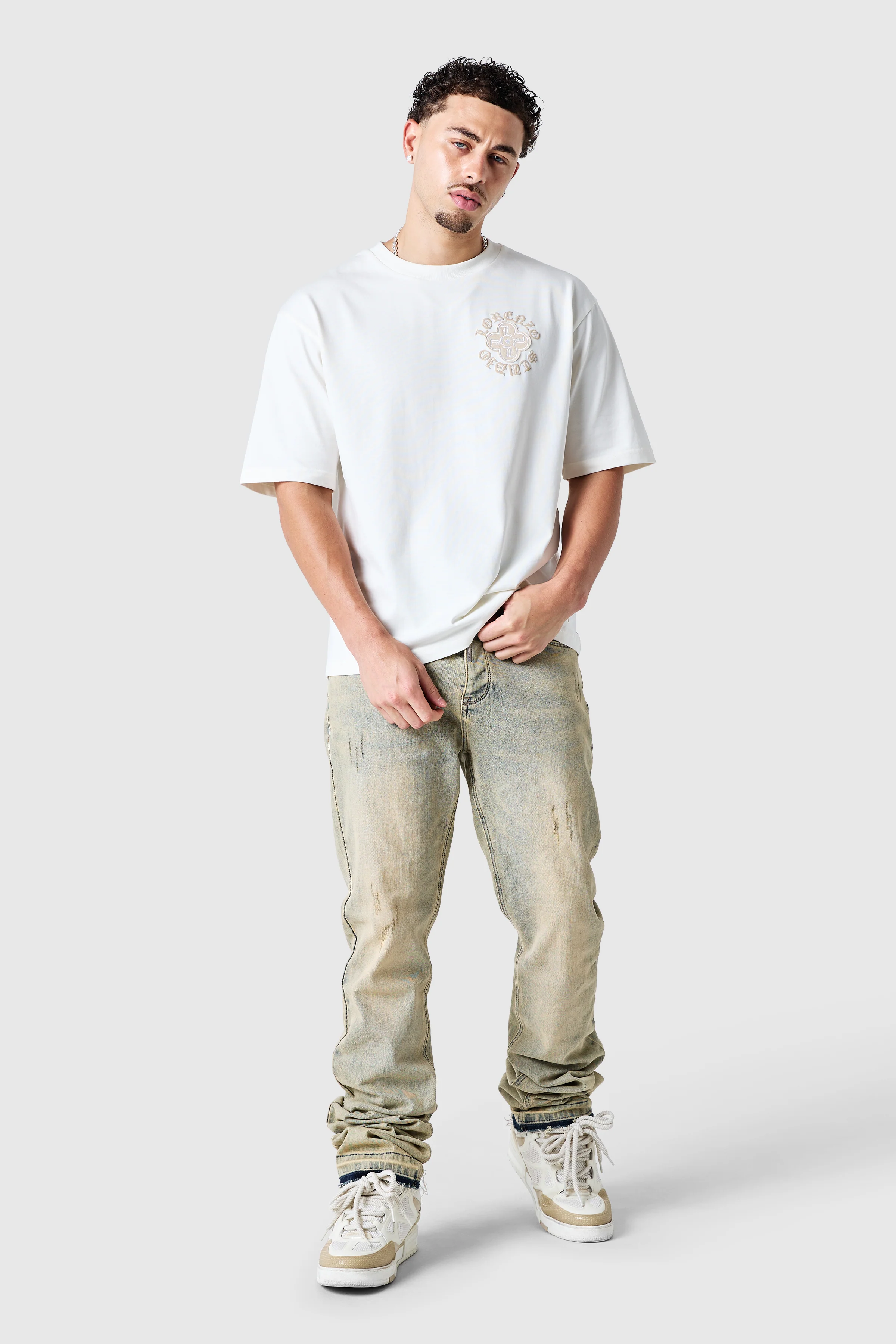 Insignia Tee - Off White - Image 9