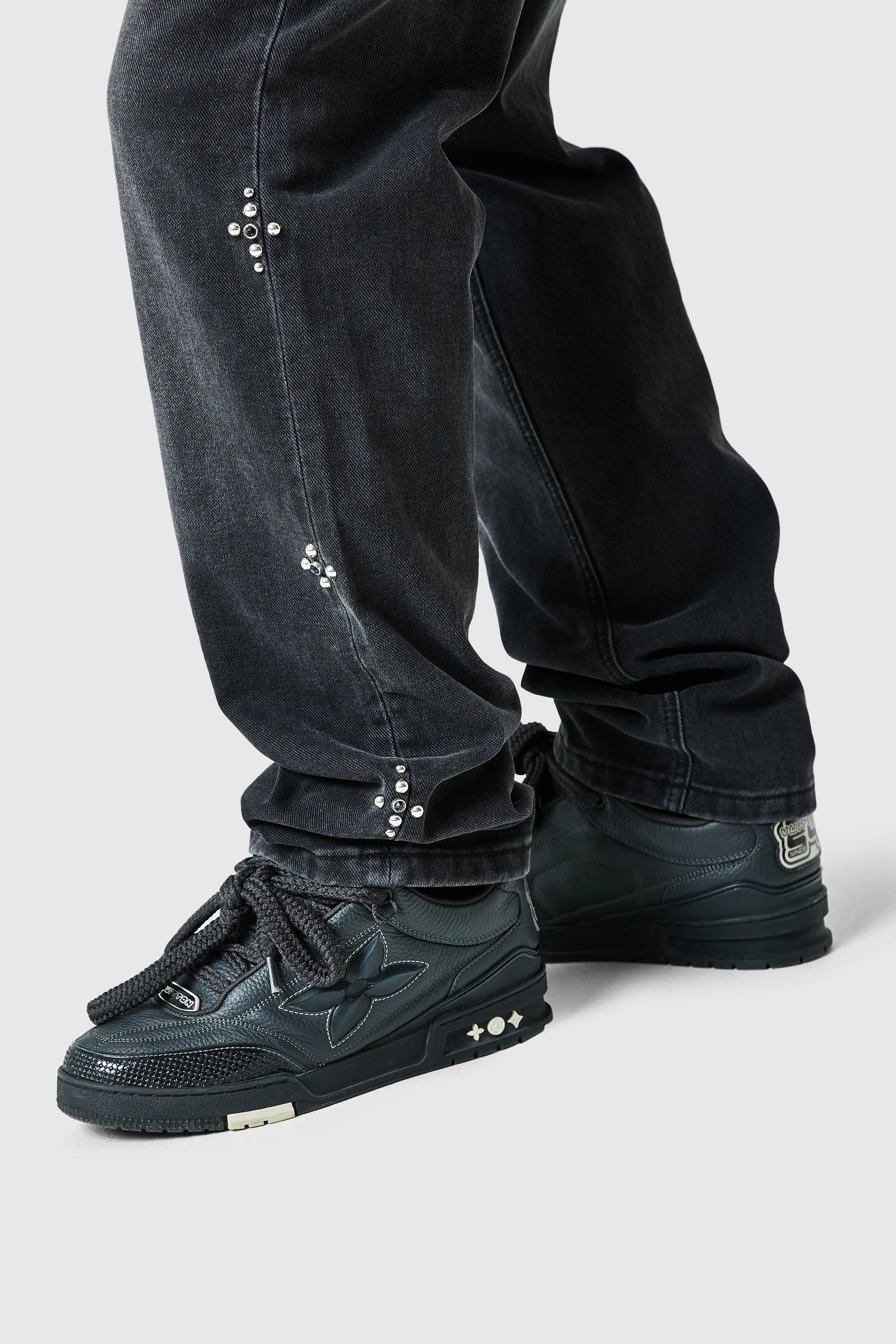 Jewel Straight Jean - Black - Image 5