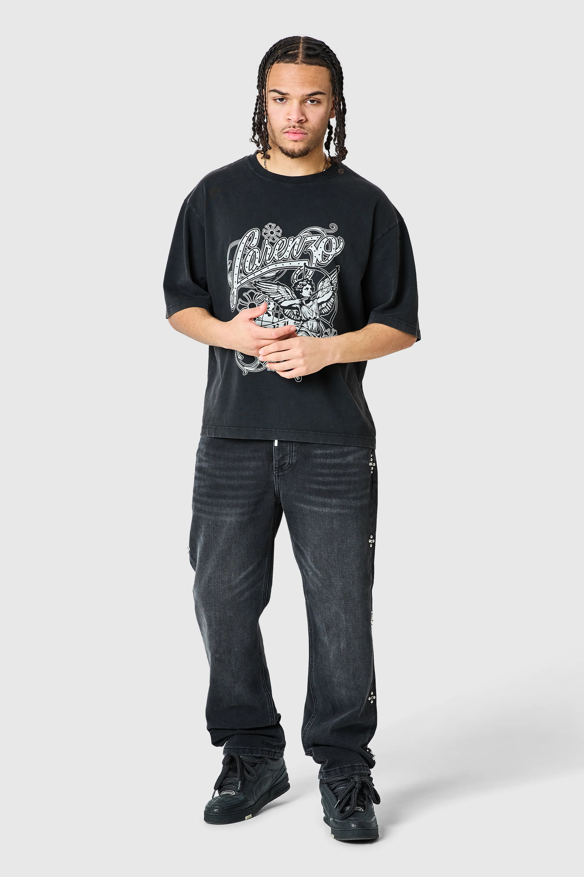 Jewel Straight Jean - Black - Image 6