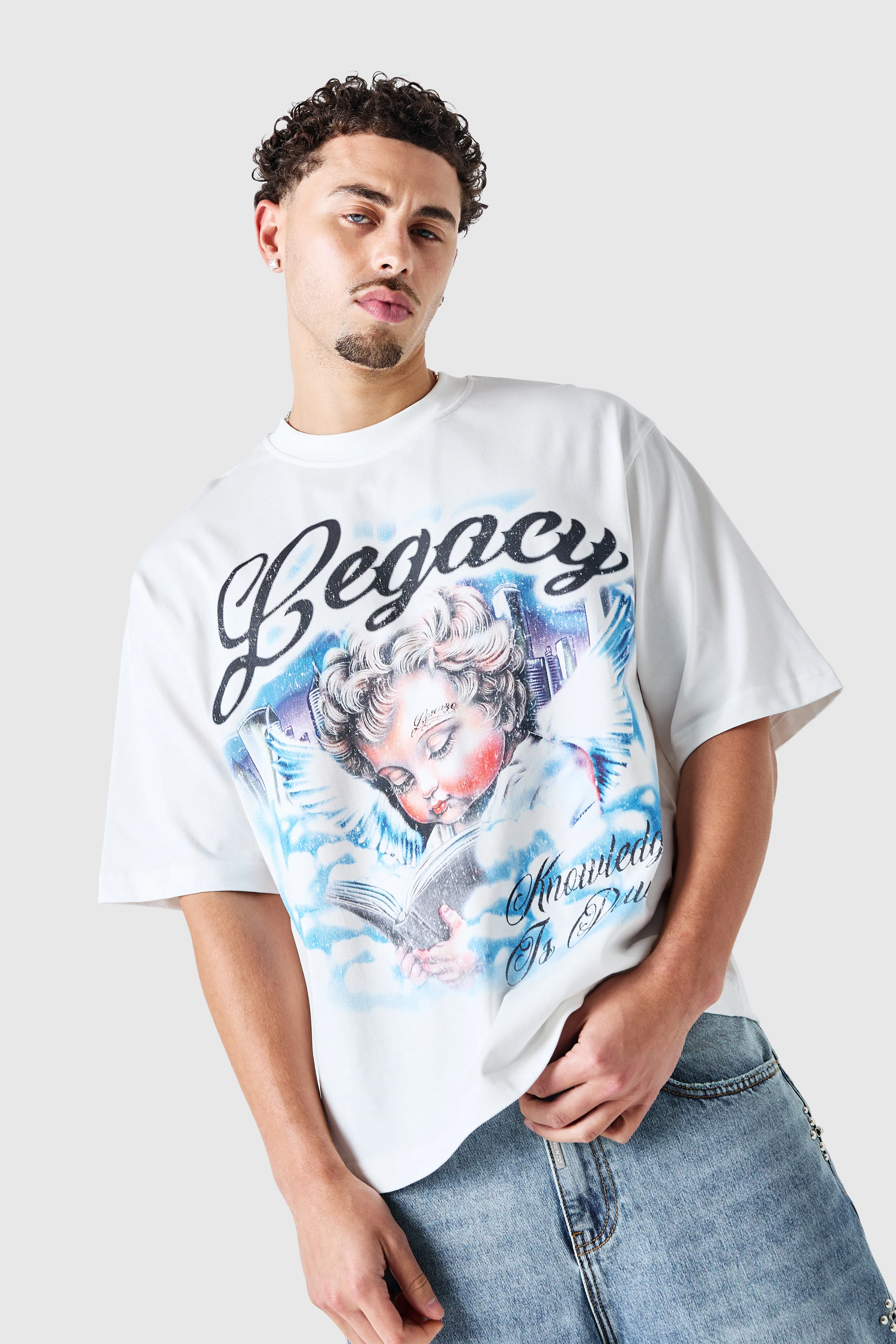 Legacy Tee - Off White - Image 7