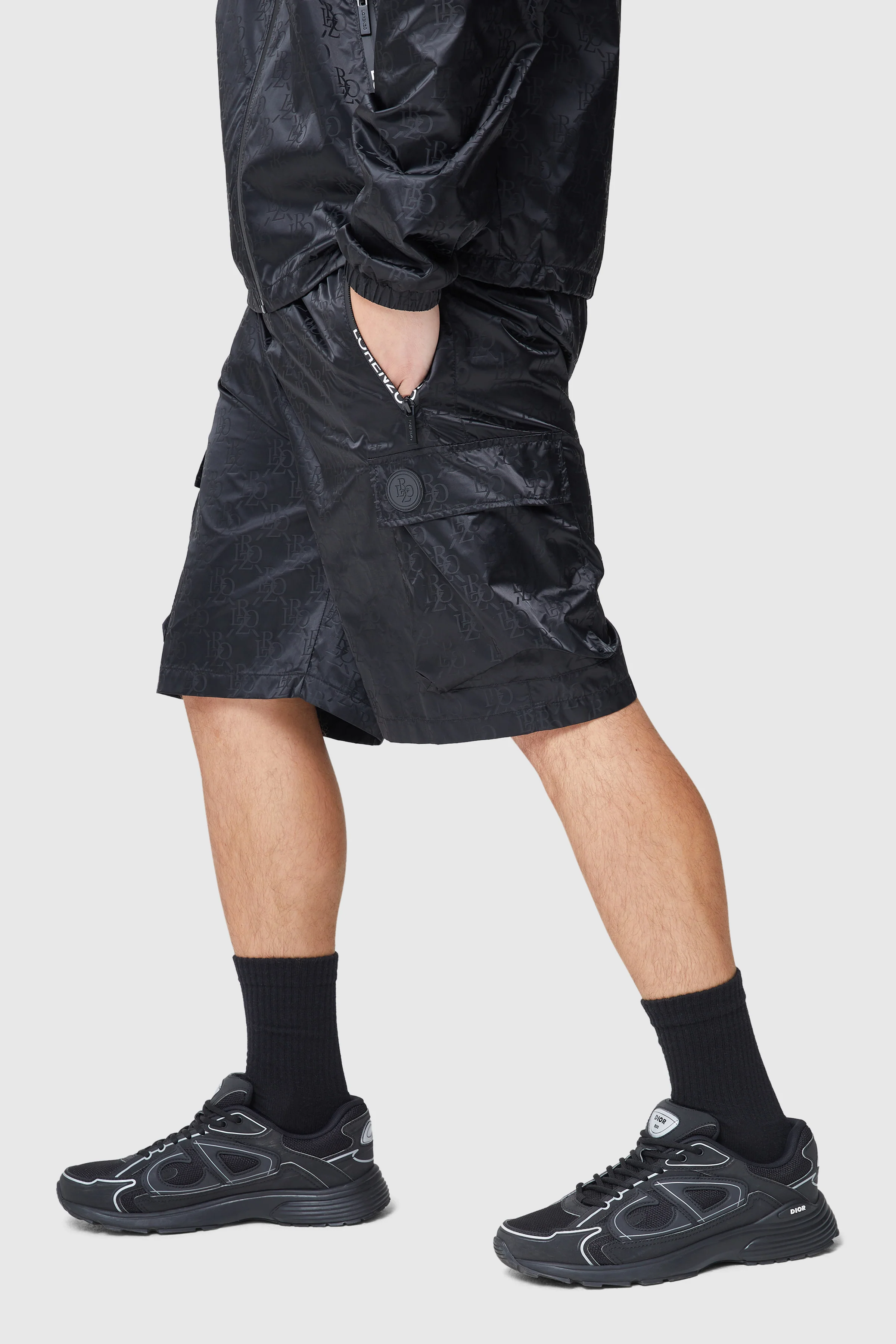 Monogram Short - Black - Image 3