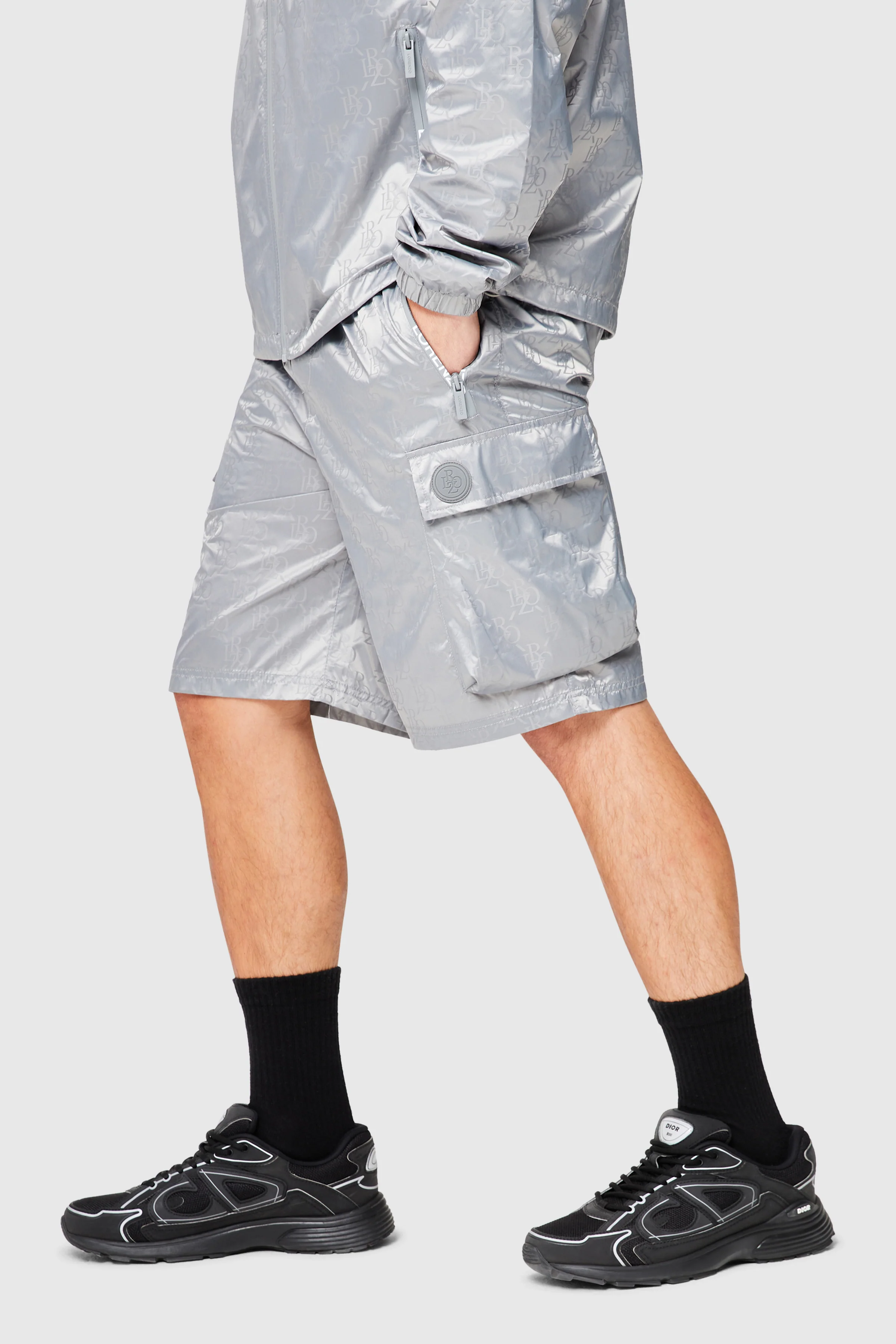 Monogram Short - Grey - Image 3