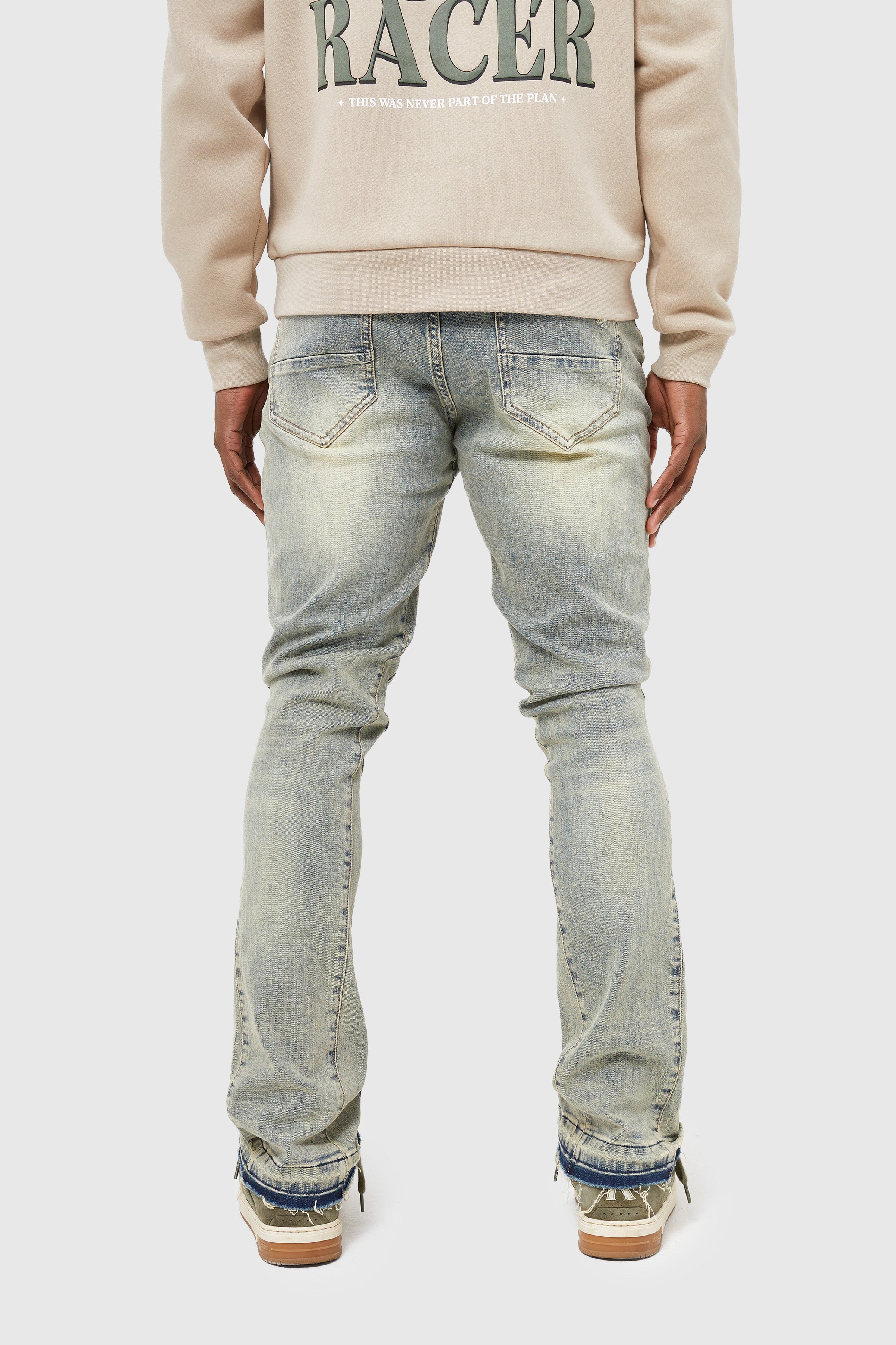 Oasis Flare Jean - Dune Blue - Image 4