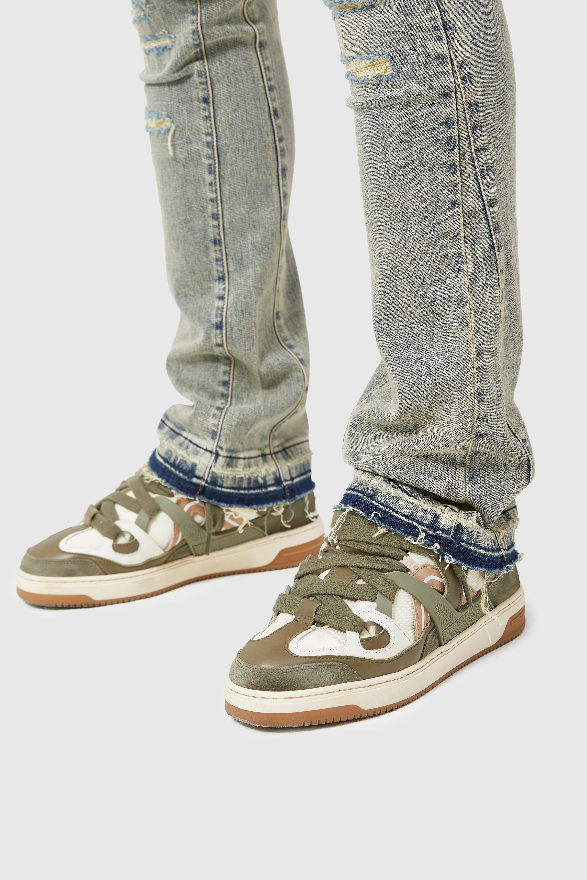 Oasis Flare Jean - Dune Blue - Image 7