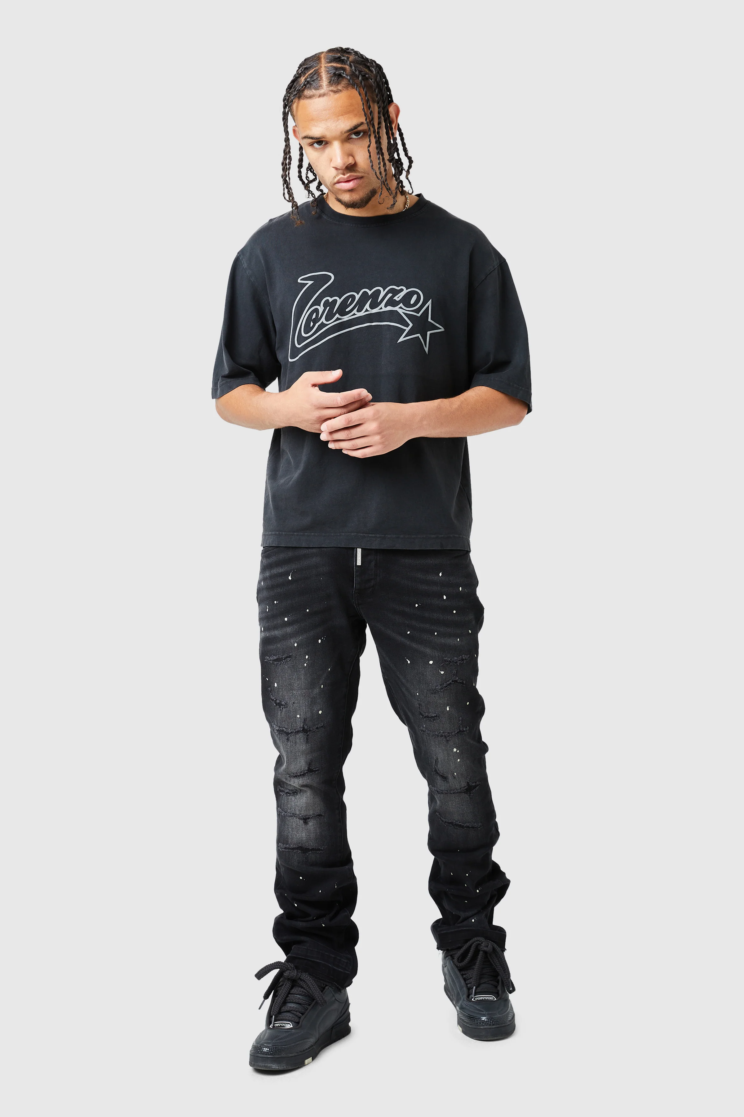 Oasis 2.0 Flare Jean - Black - Image 3
