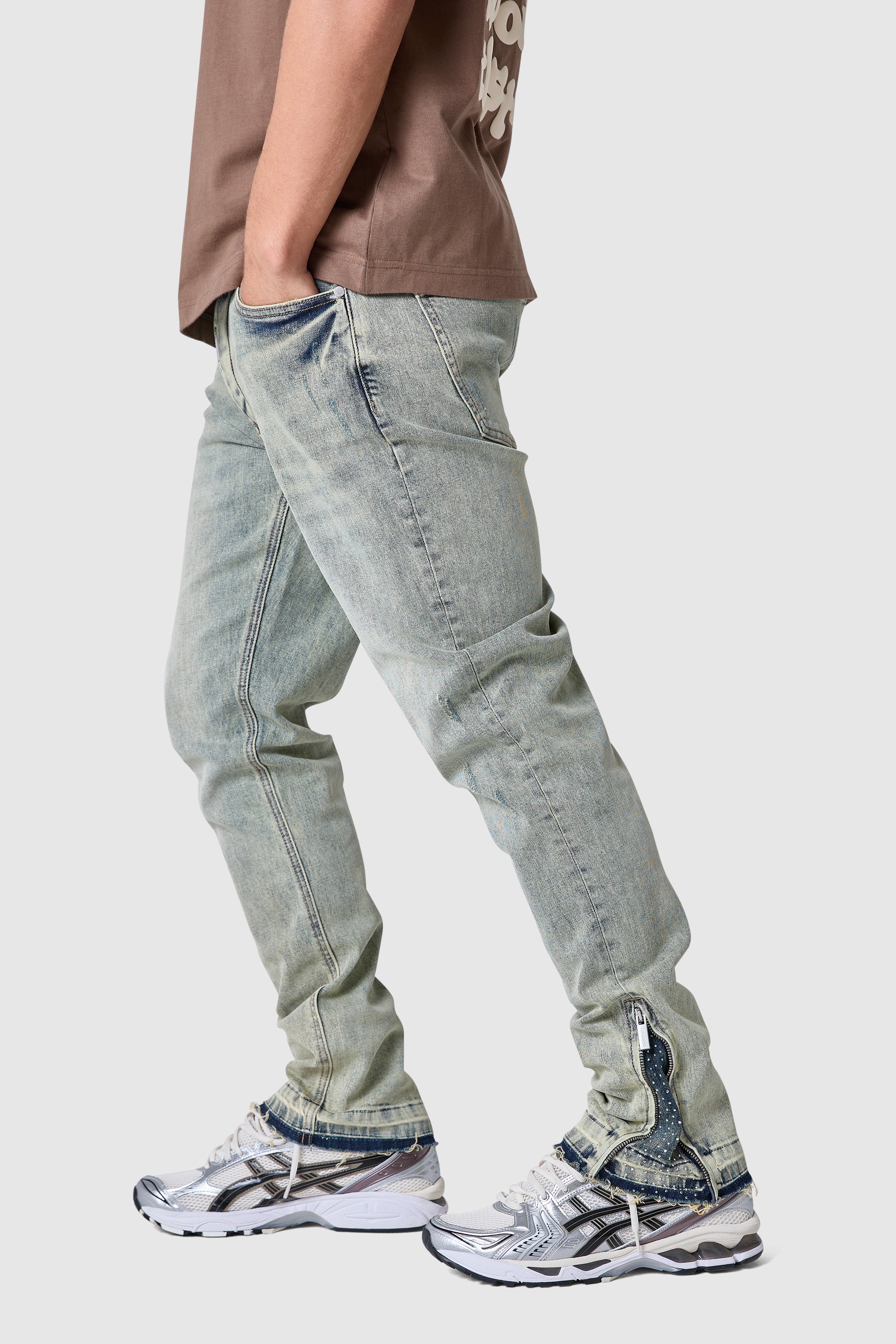 Ovie Slim Jean - Dune Blue - Image 4