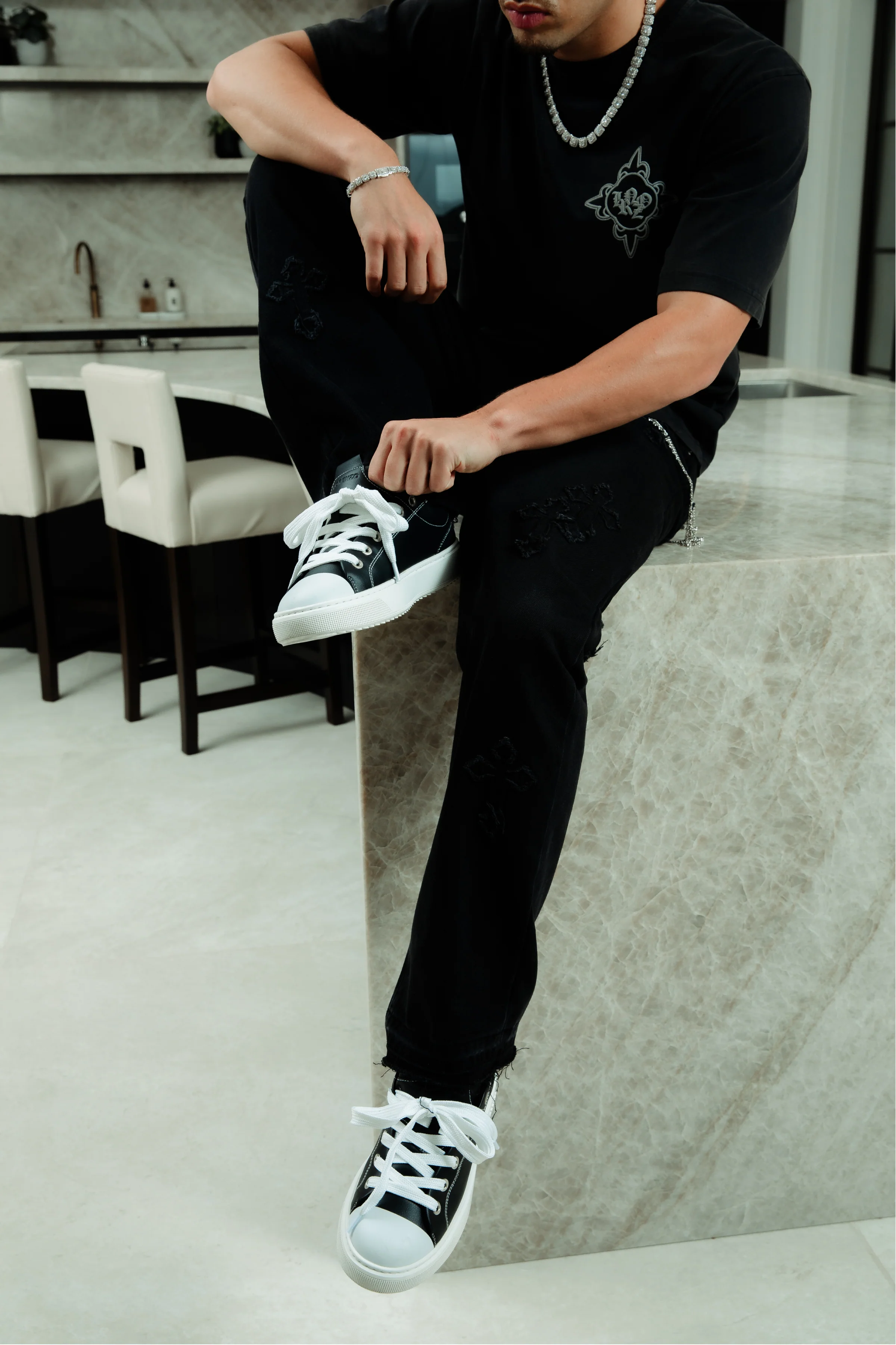Roma Trainer - Black - Image 5