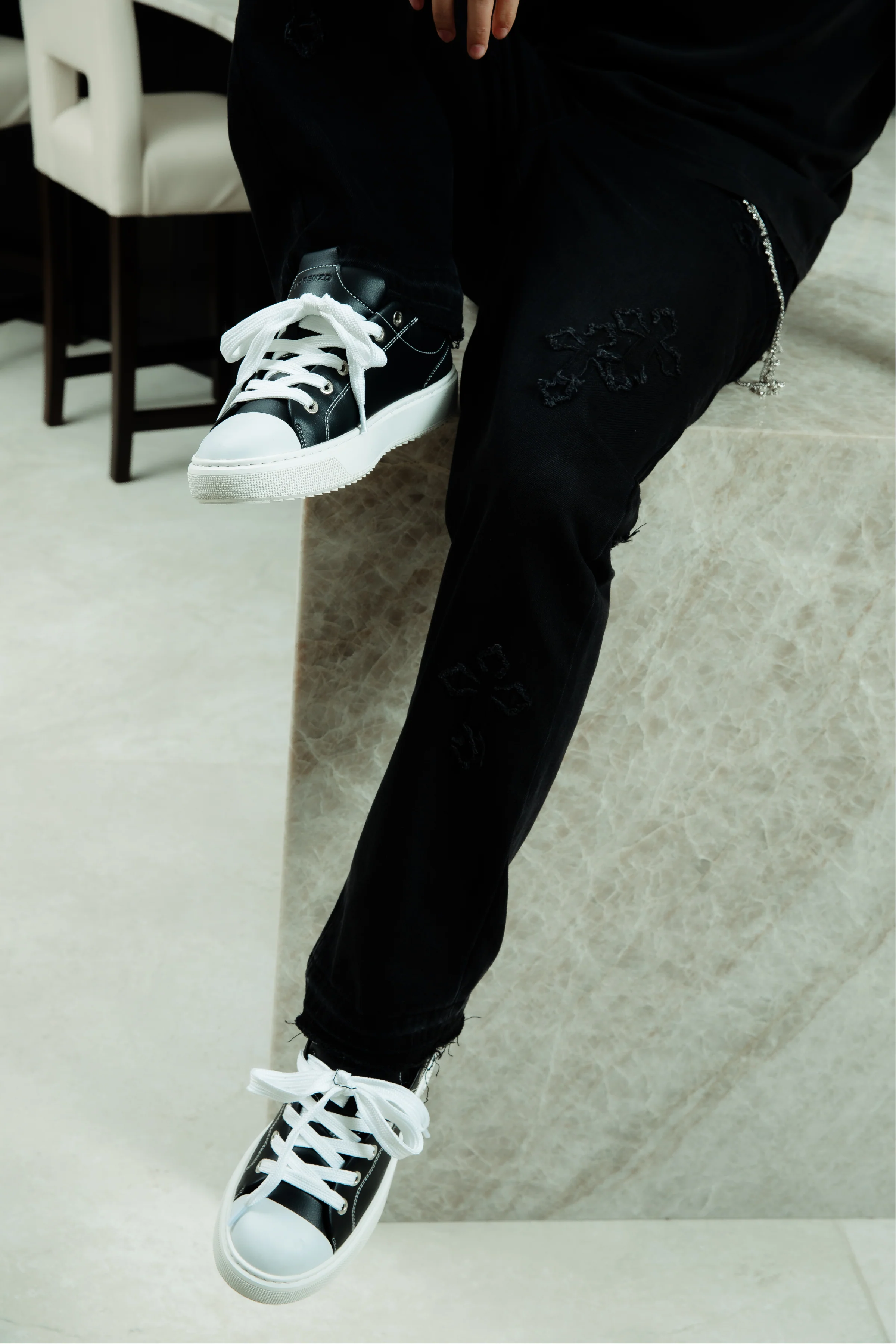 Roma Trainer - Black - Image 6