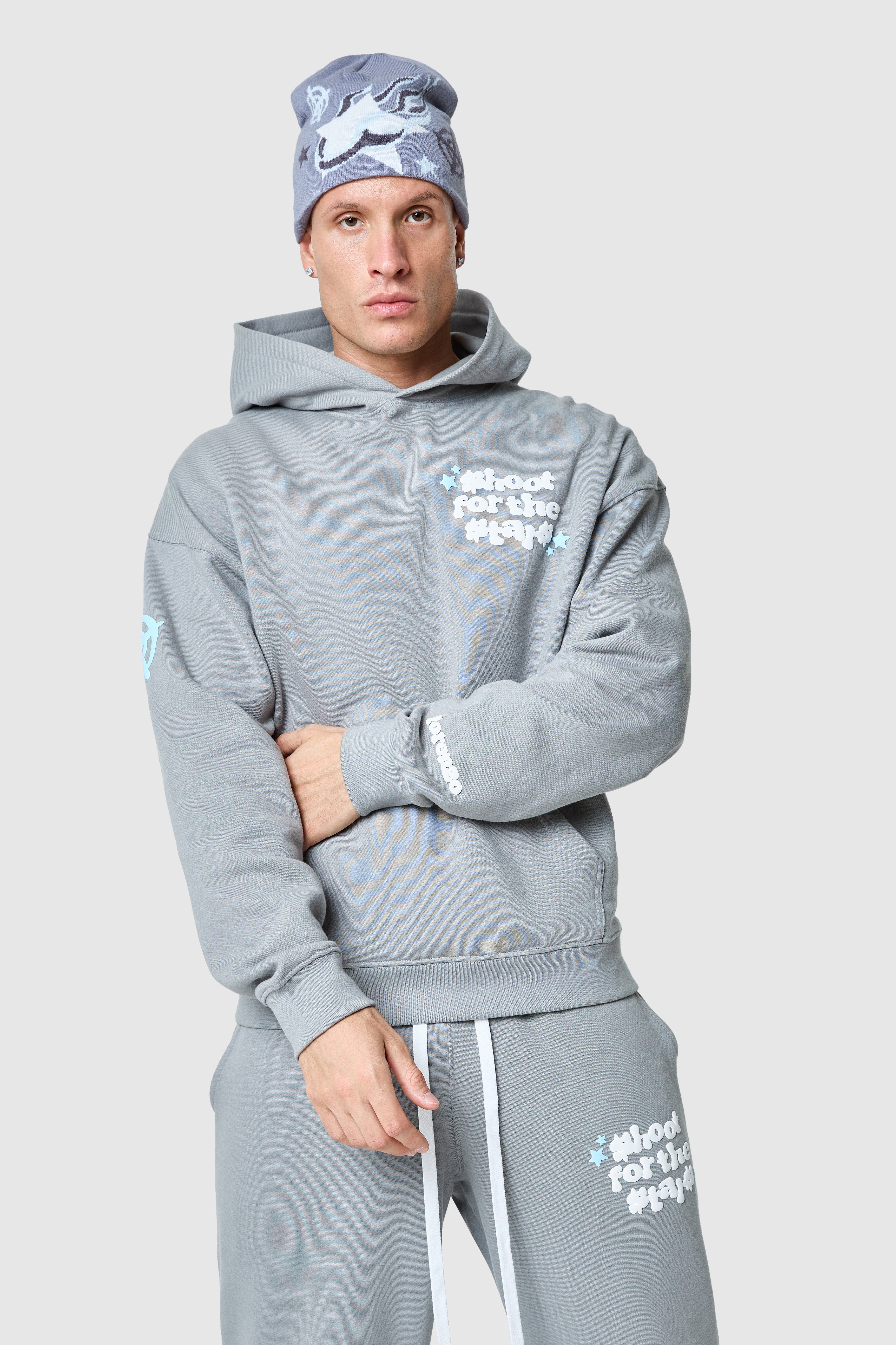Shoot For The Stars Beanie 2.0 - Moon Grey - Image 5