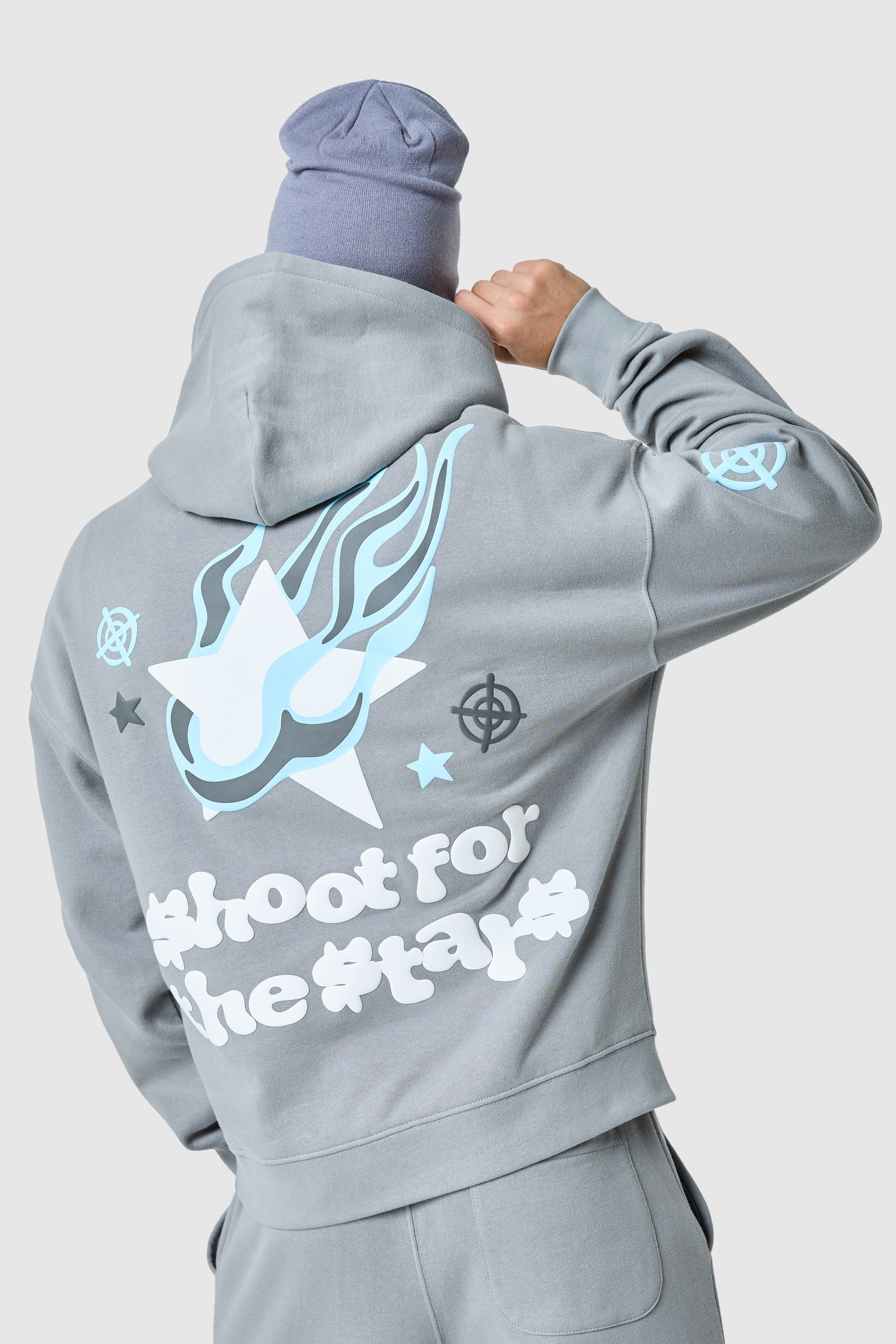 Shoot For The Stars Beanie 2.0 - Moon Grey - Image 6