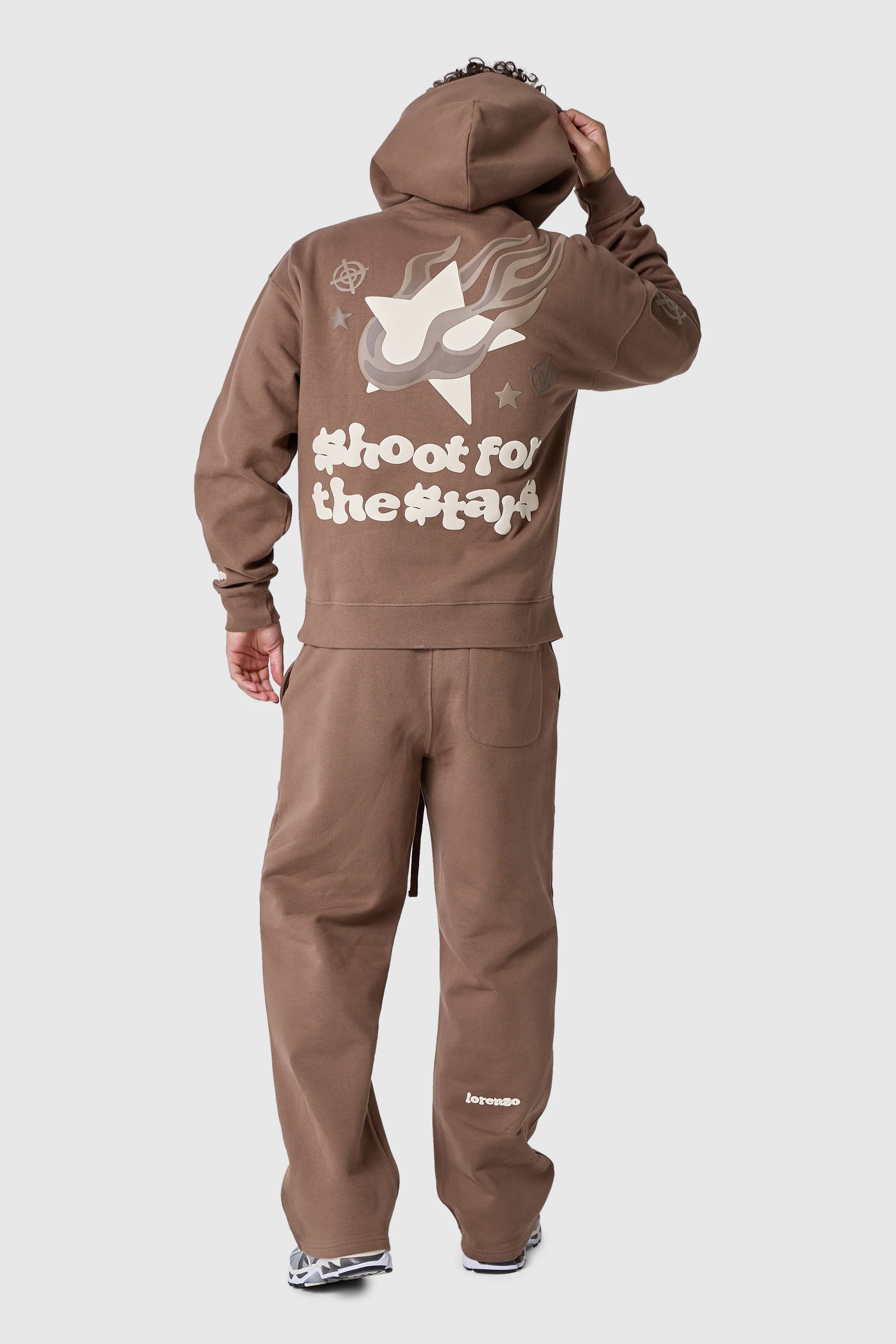 Shoot For The Stars Hood - Earthy Brown - Image 6