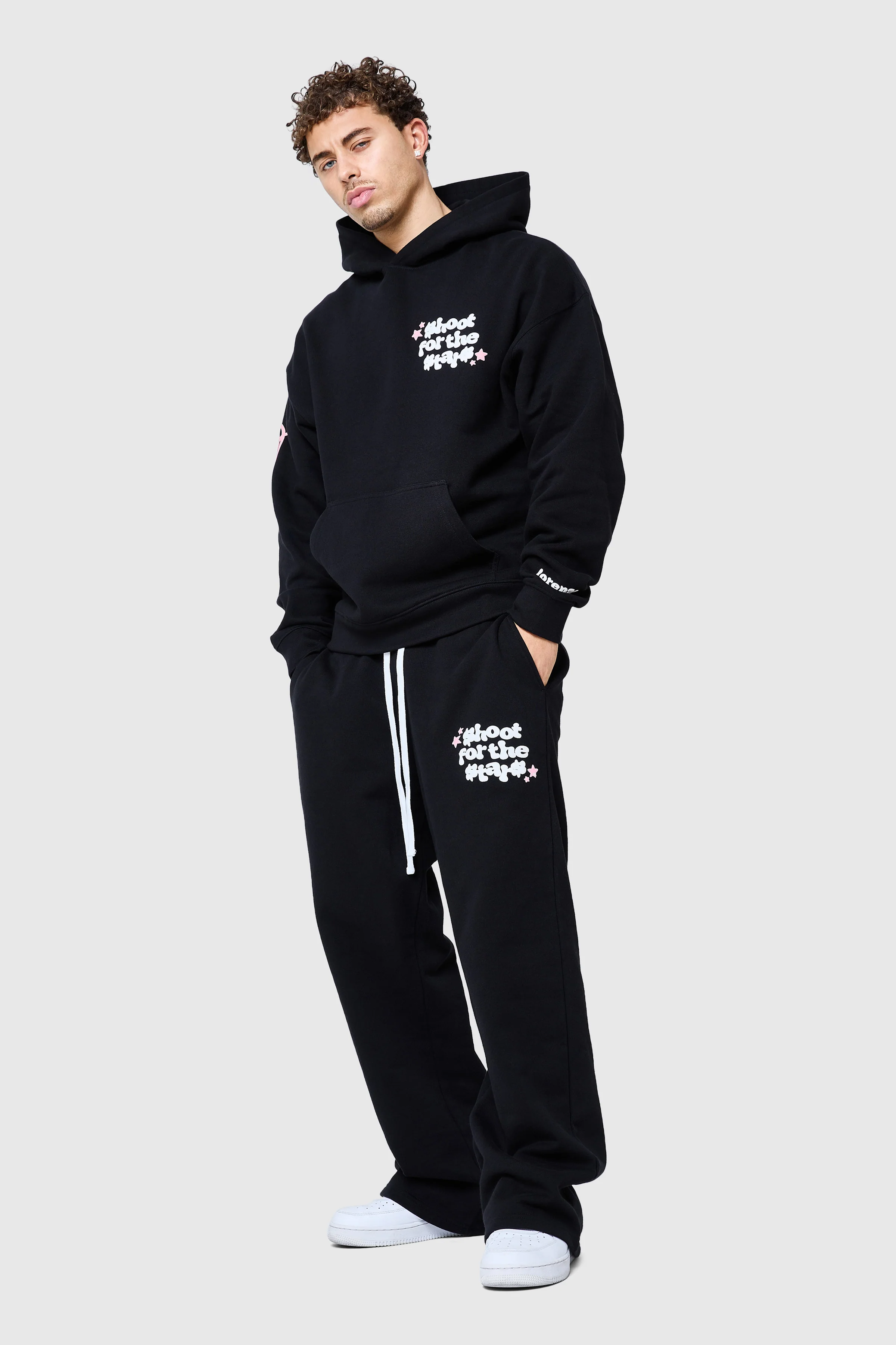 Shoot For The Stars Jogger - Black - Image 3