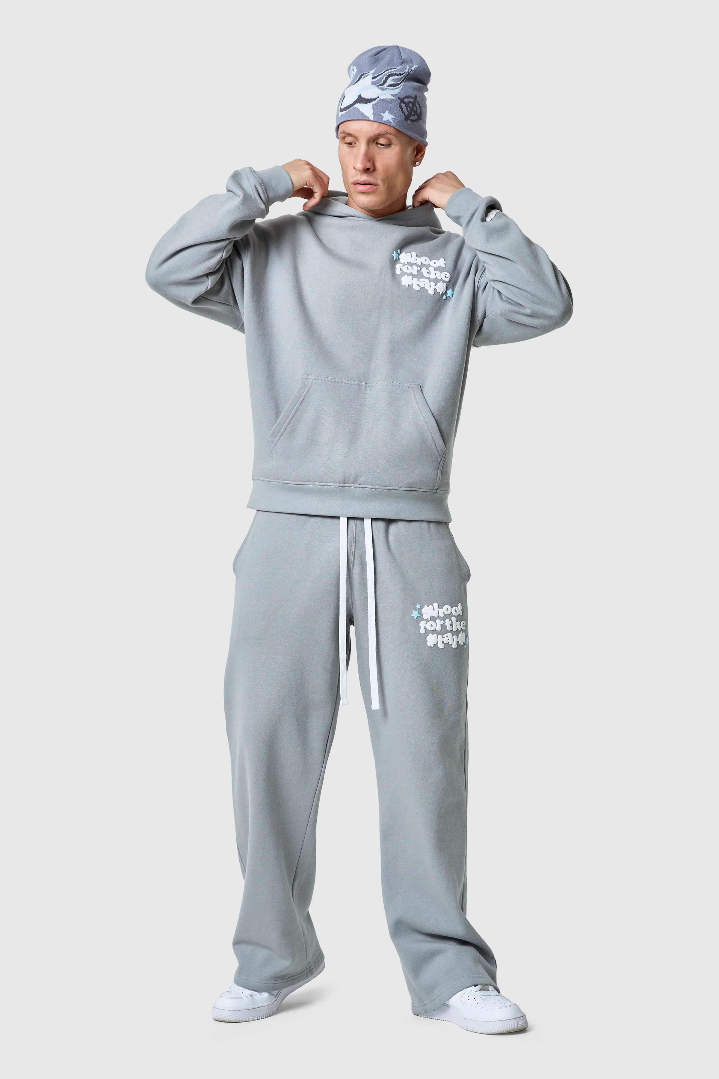 Shoot For The Stars Jogger - Moon Grey - Image 4