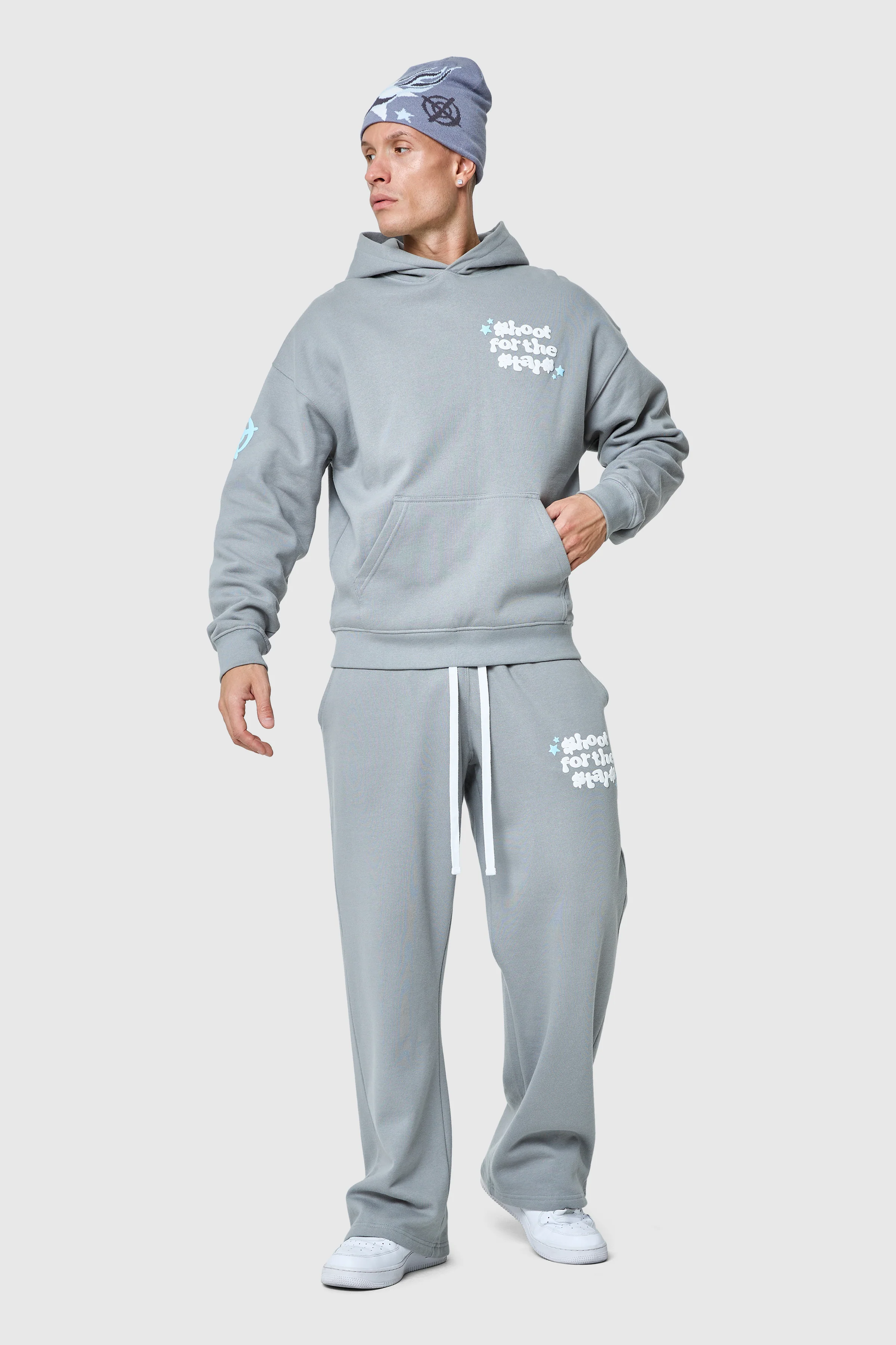 Shoot For The Stars Jogger - Moon Grey - Image 7